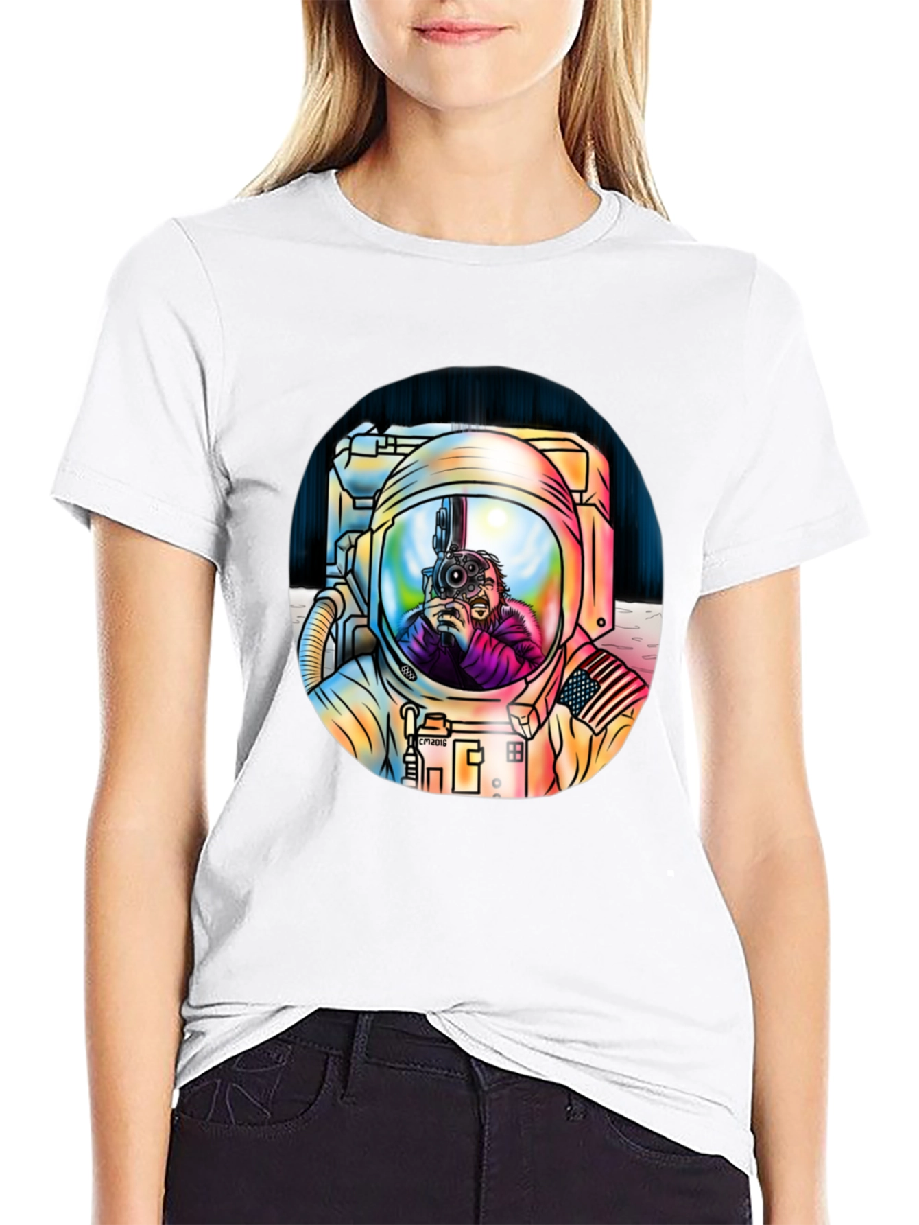 Astronaut Photographer Graphic Tee