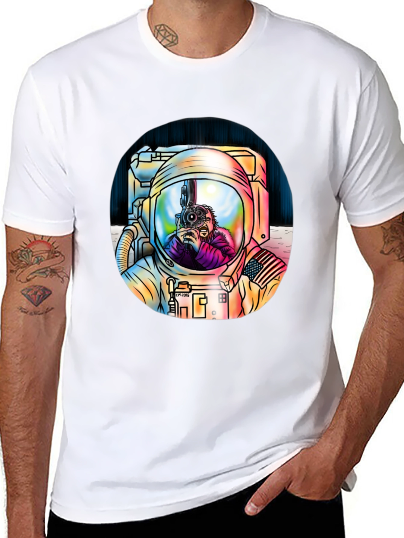 Astronaut Photographer Graphic Tee