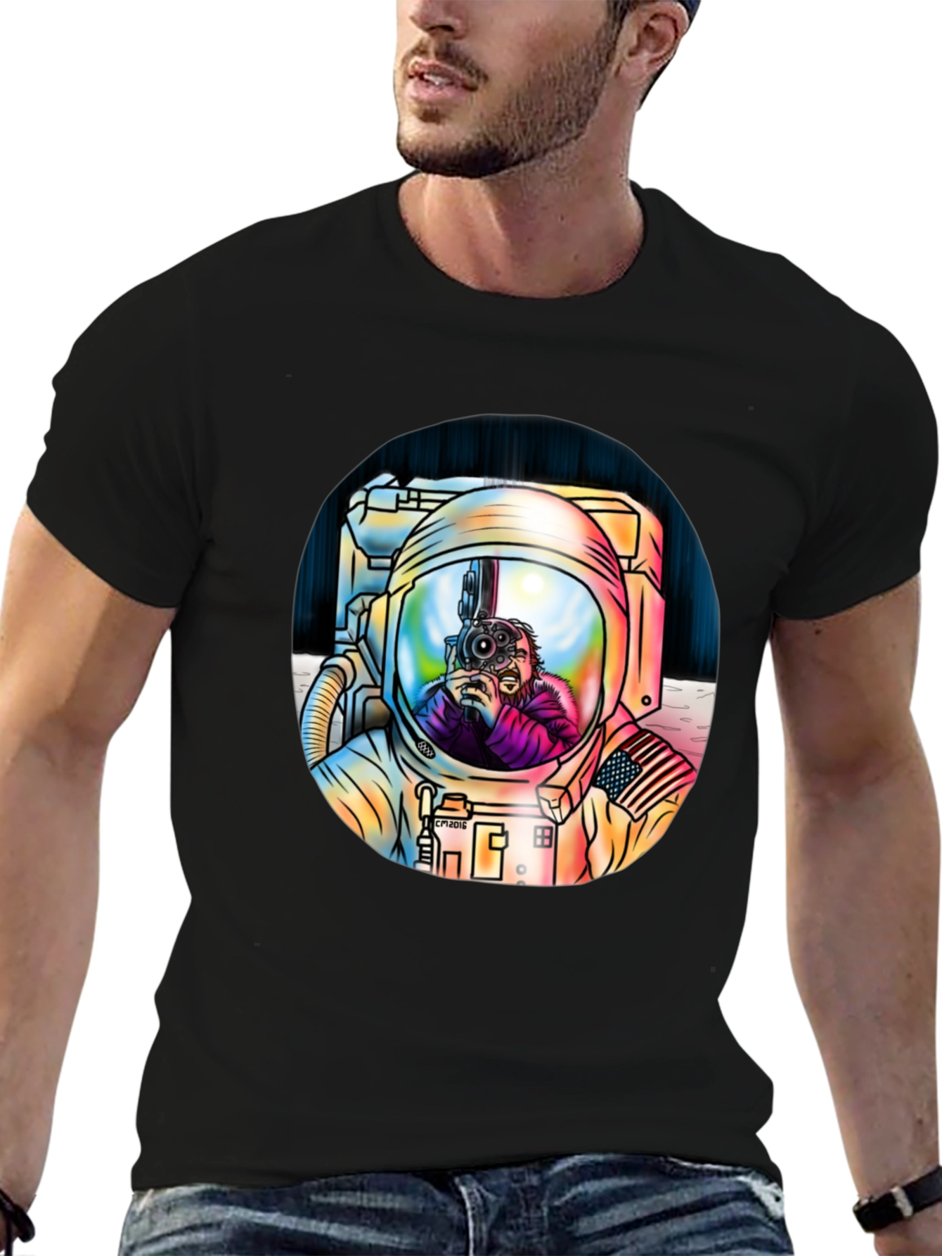 Astronaut Photographer Graphic Tee