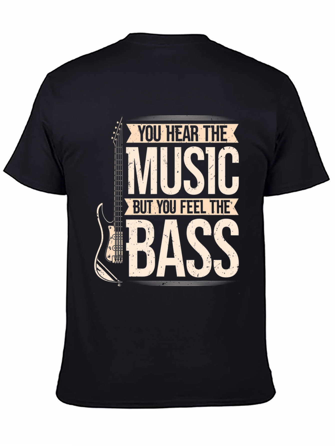 Music Lovers T-Shirt: Hear the Music Feel the Bass!