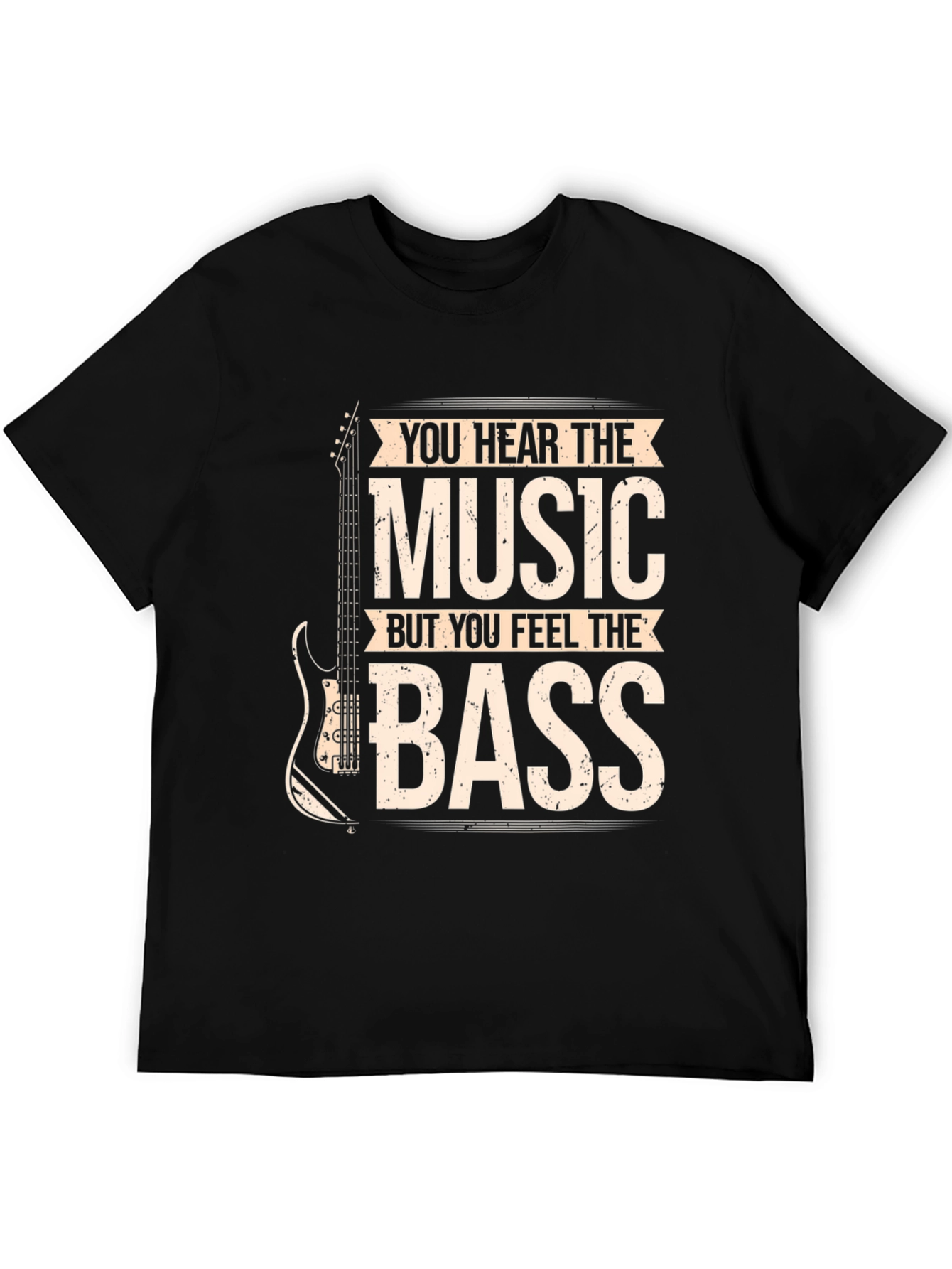 Music Lovers T-Shirt: Hear the Music Feel the Bass!