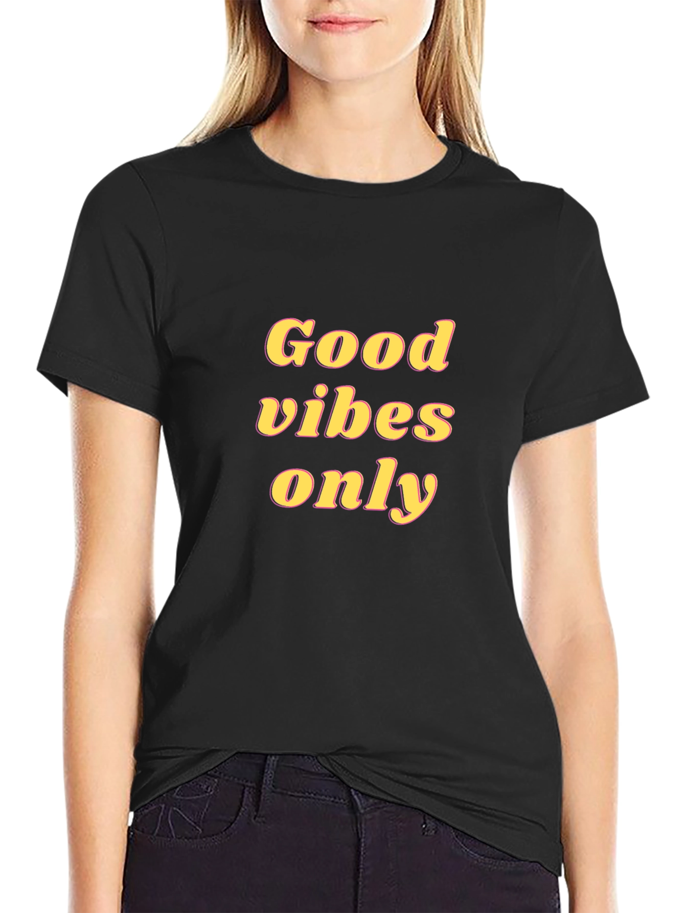 Good Vibes Only Graphic Tee - Stylish Comfort