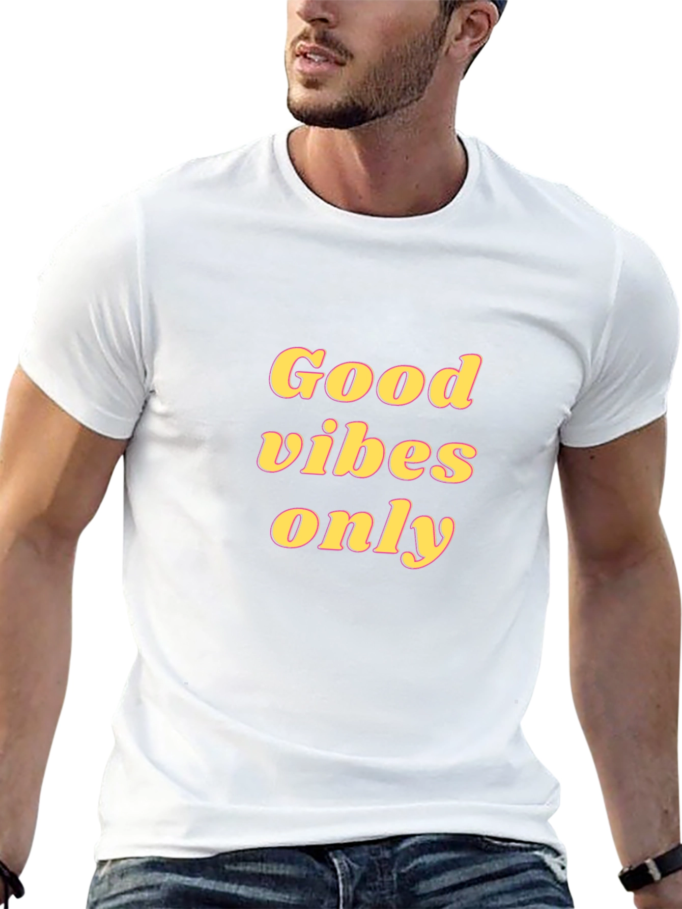Good Vibes Only Graphic Tee - Stylish Comfort