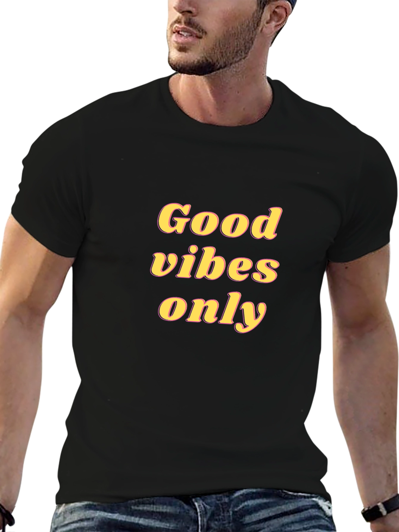 Good Vibes Only Graphic Tee - Stylish Comfort