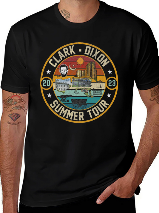 Clark Dixon Summer Tour Graphic T-Shirt