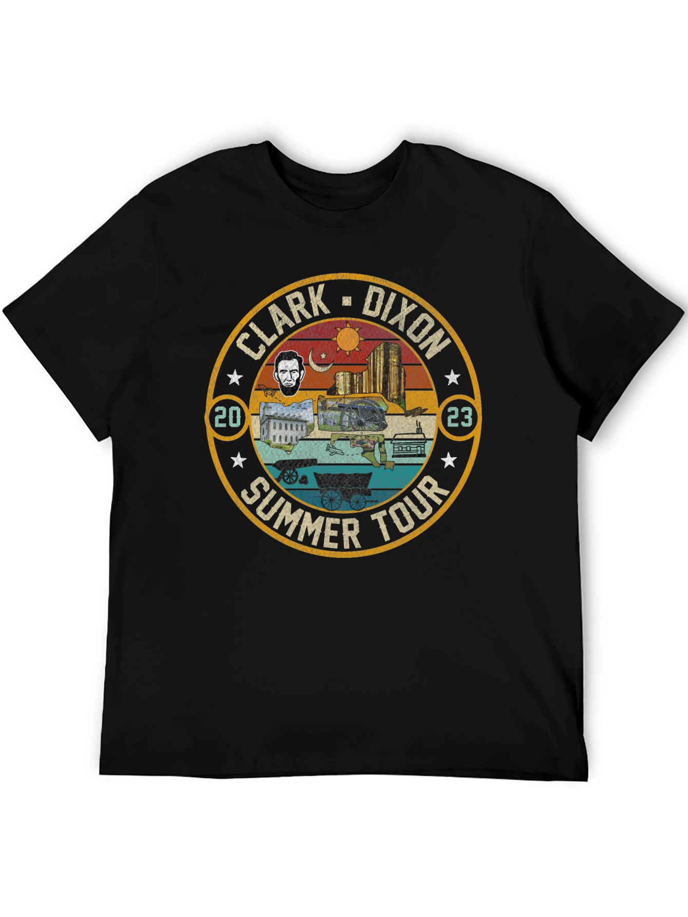Clark Dixon Summer Tour Graphic T-Shirt