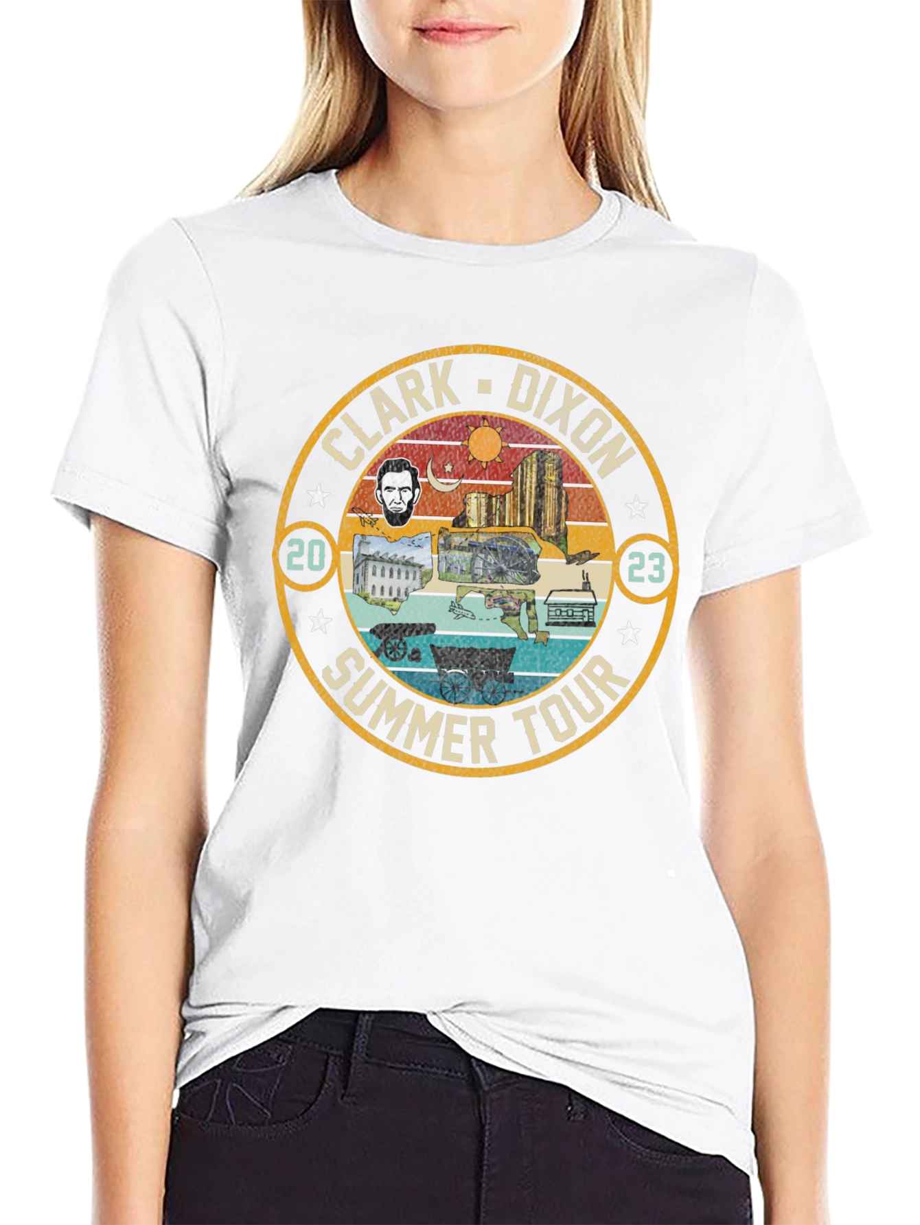 Clark Dixon Summer Tour Graphic T-Shirt