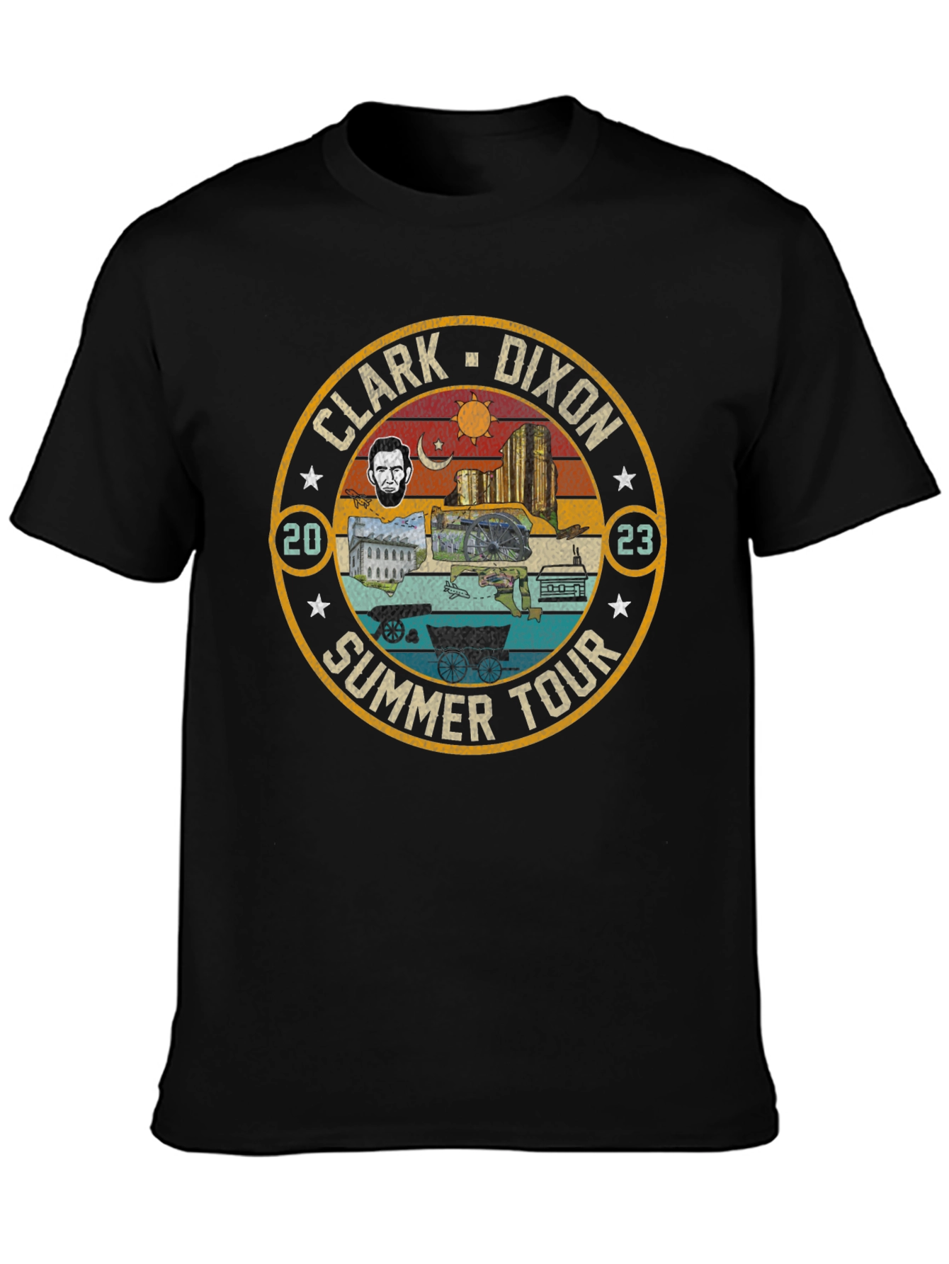 Clark Dixon Summer Tour Graphic T-Shirt