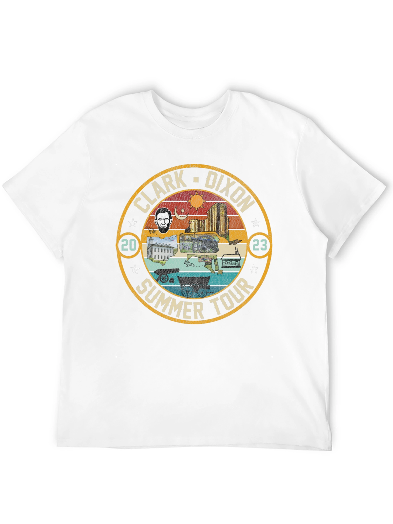 Clark Dixon Summer Tour Graphic T-Shirt