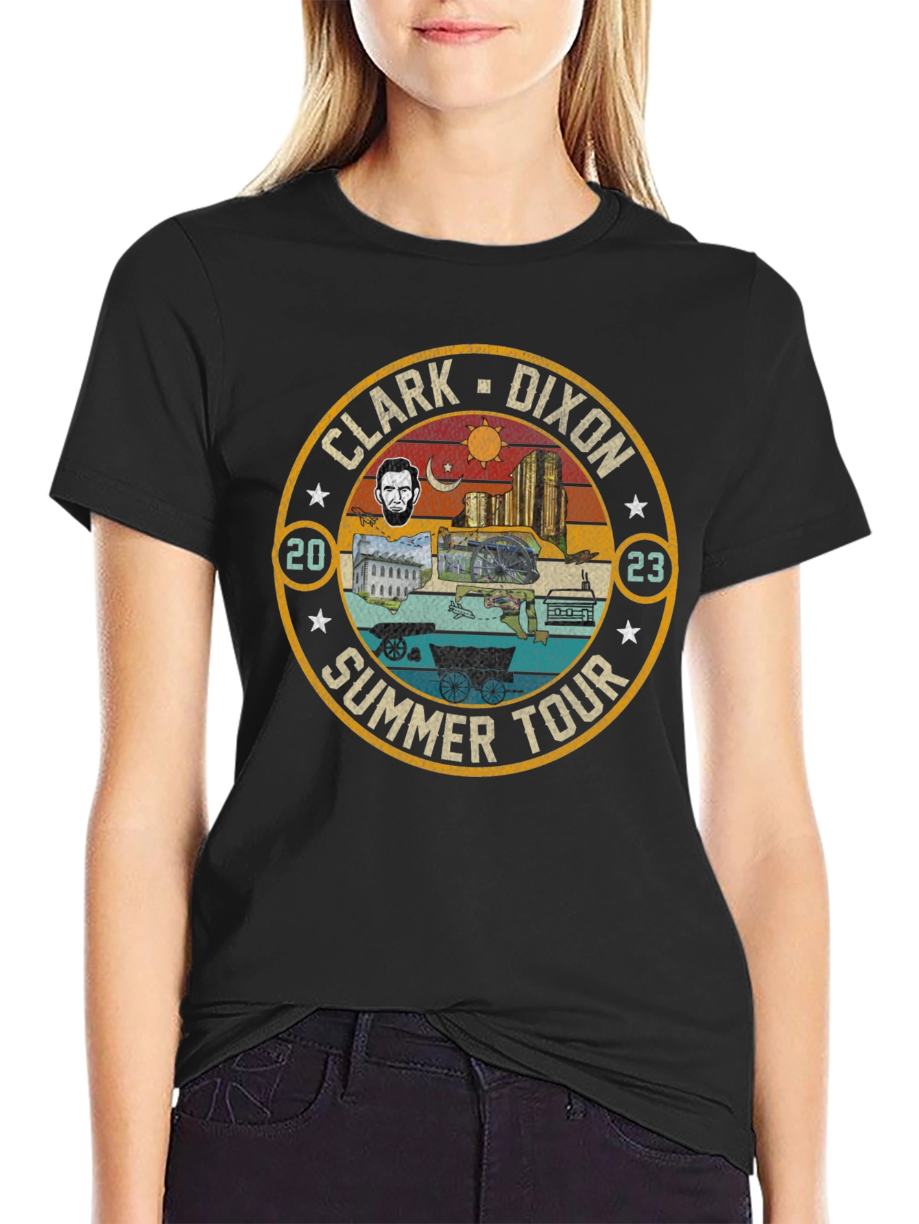Clark Dixon Summer Tour Graphic T-Shirt