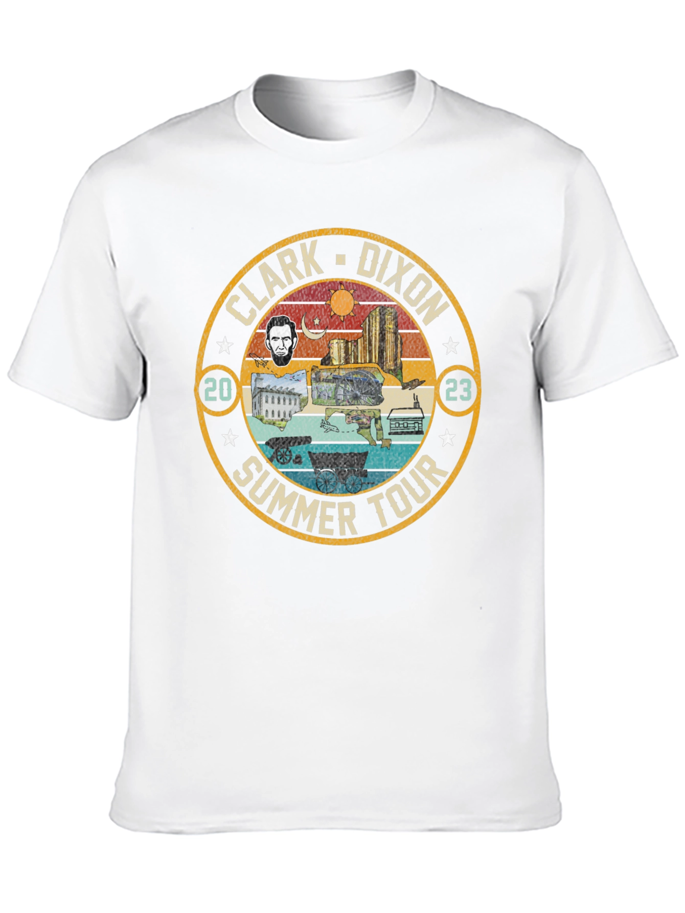 Clark Dixon Summer Tour Graphic T-Shirt
