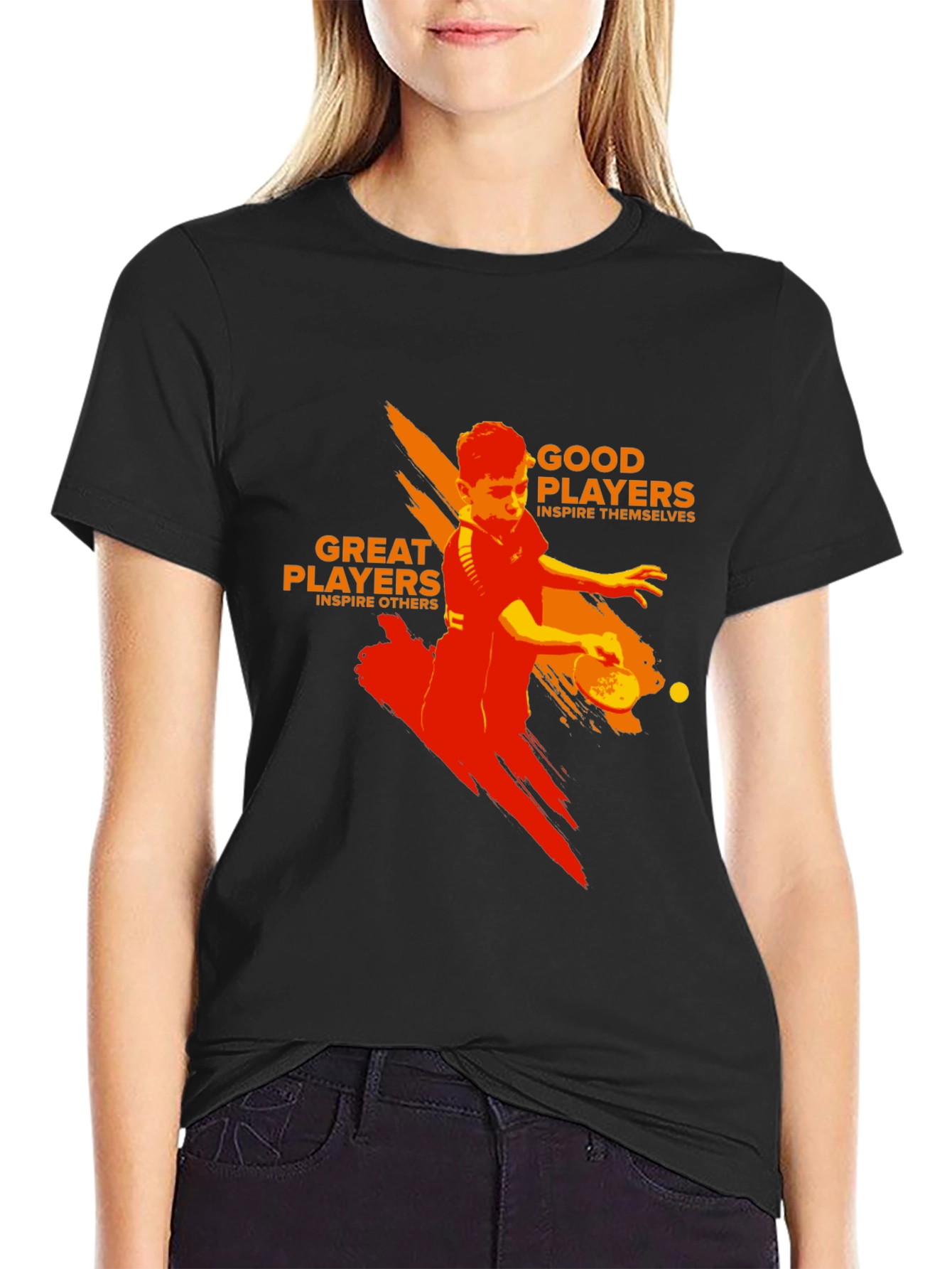 Inspirational Table Tennis Player T-Shirt