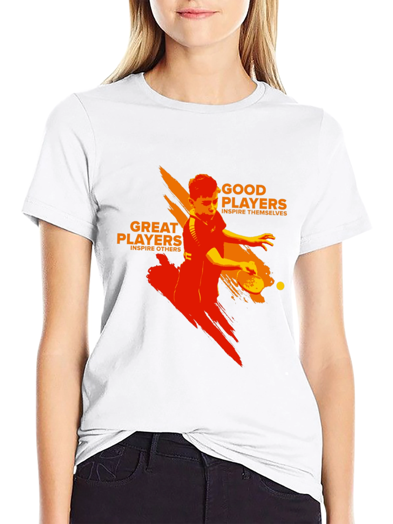 Inspirational Table Tennis Player T-Shirt