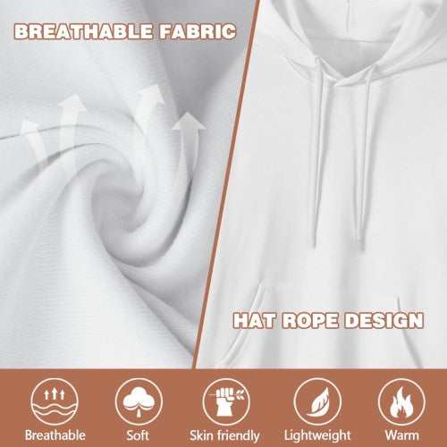 Surely Not Everybody Was Kung Fu Fighting" Graphic Hoodie - Unisex Retro Casual Pullover (Black & White)