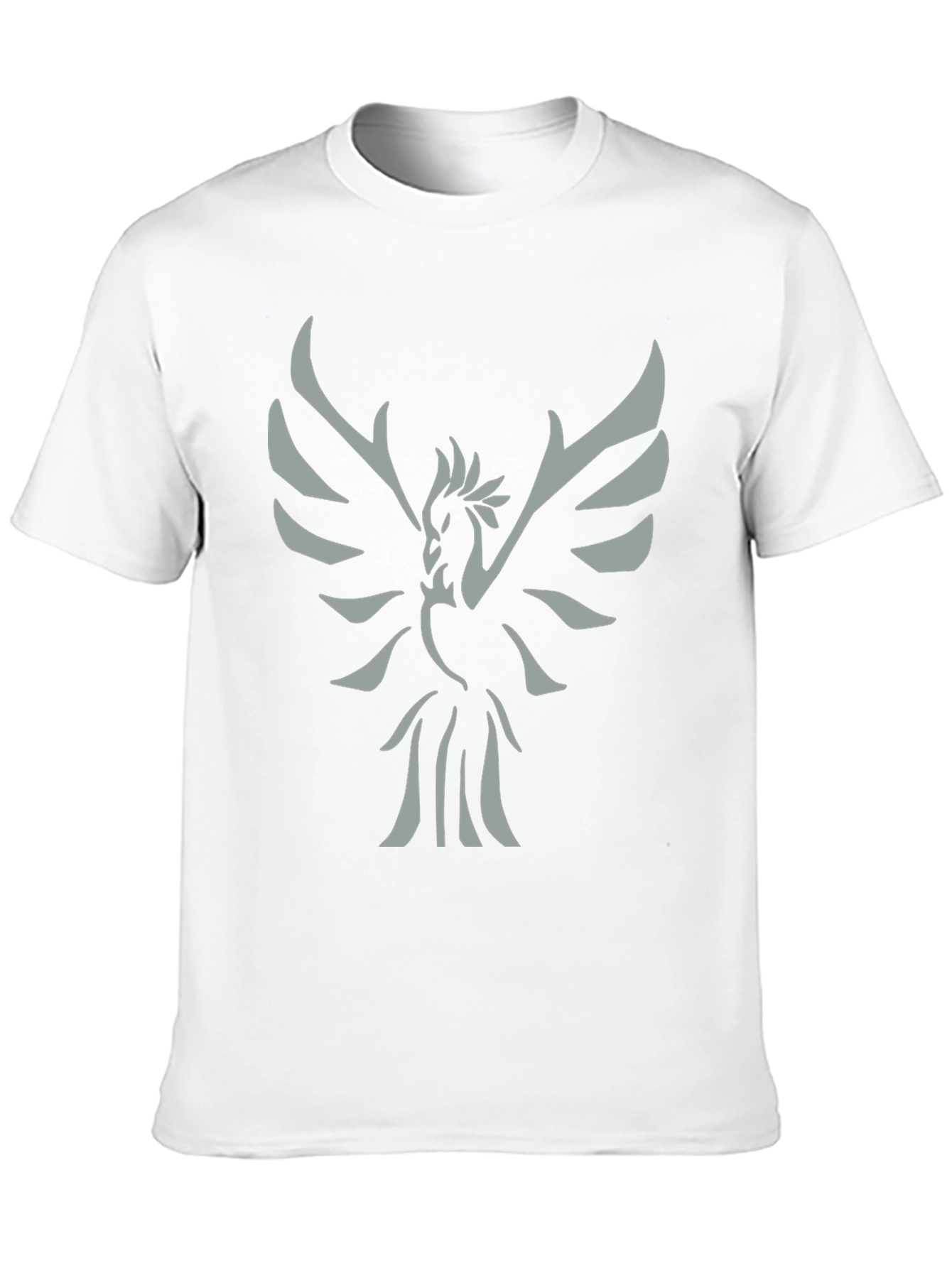 Phoenix Graphic Tee - Mens Black Cotton T-Shirt