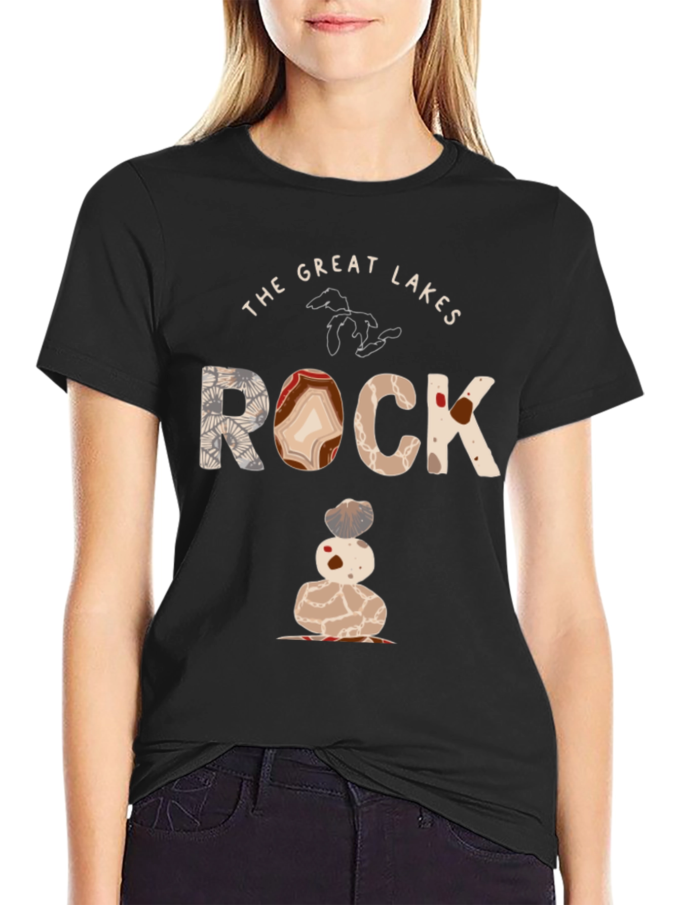 Great Lakes Rock Graphic Tee