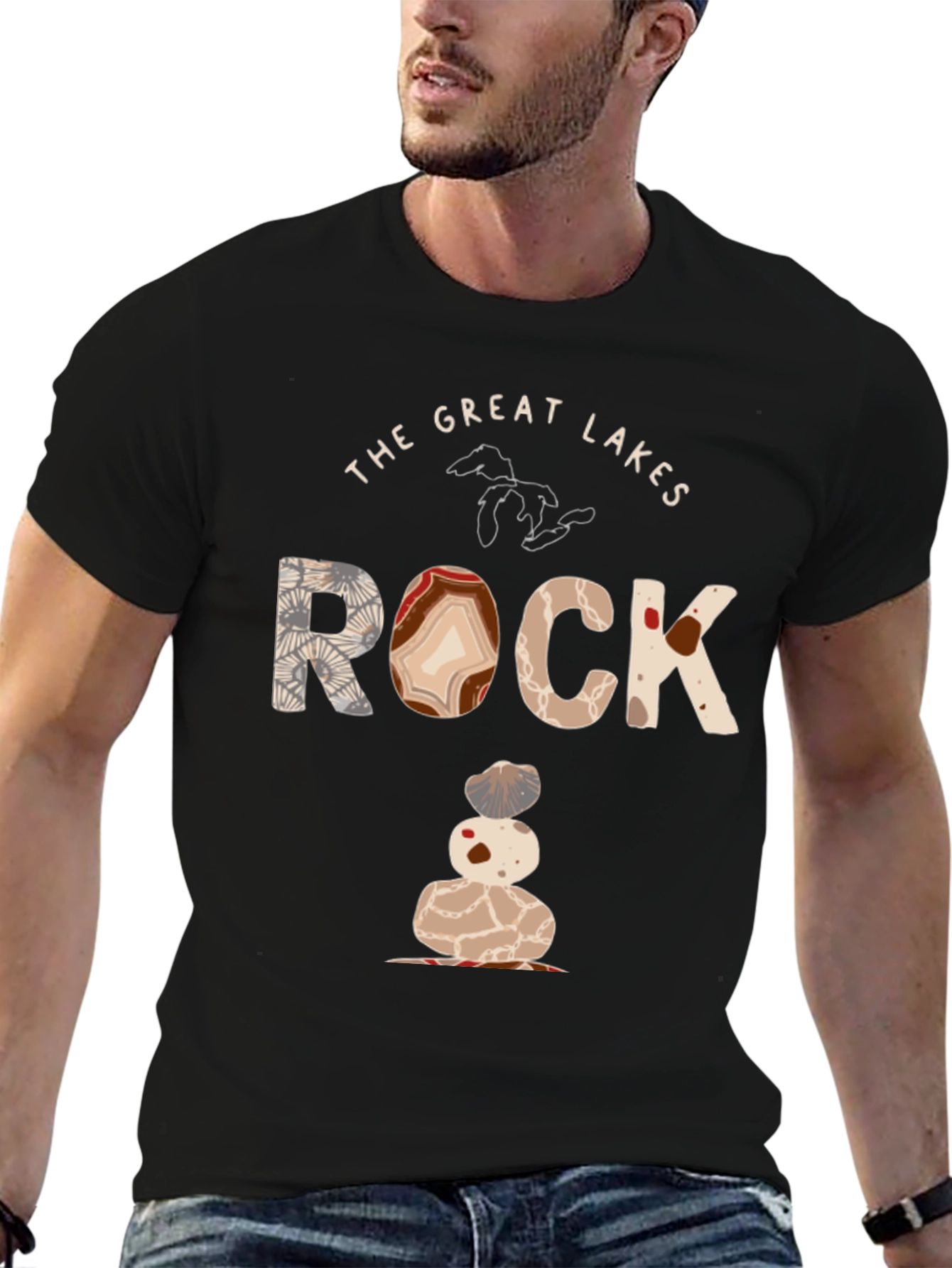 Great Lakes Rock Graphic Tee