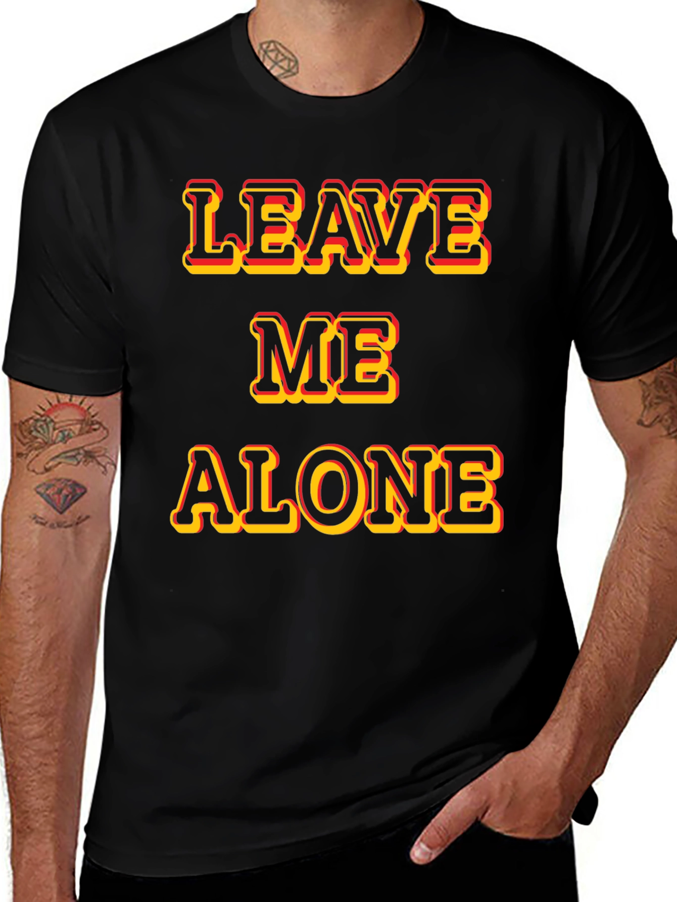 Leave Me Alone Graphic T-Shirt - Bold Statement Tee