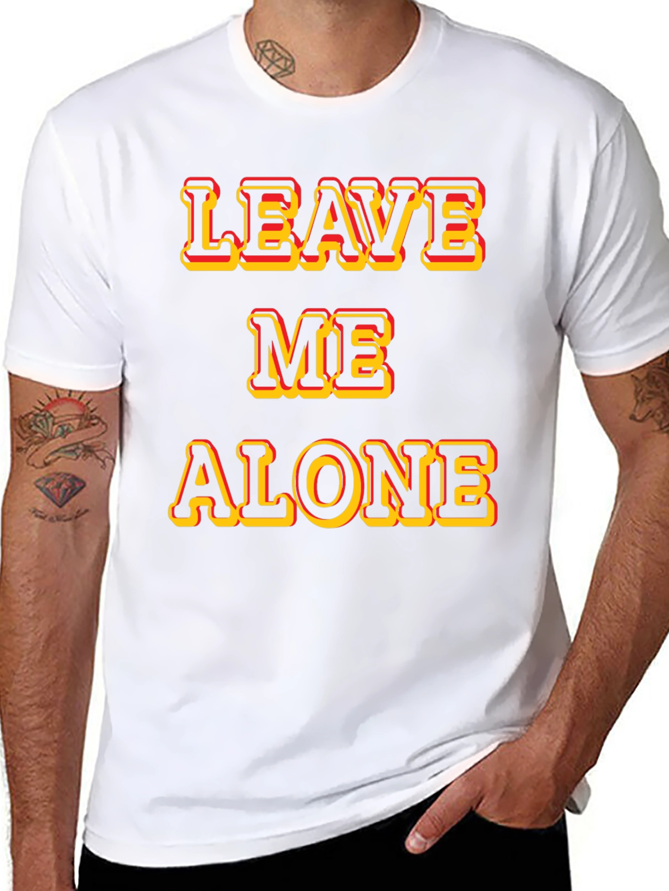 Leave Me Alone Graphic T-Shirt - Bold Statement Tee