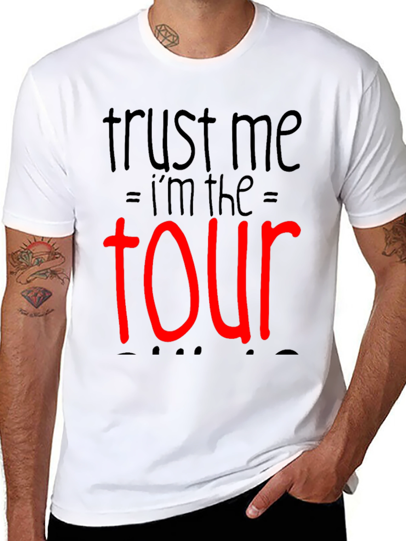 Trust Me Im The Tour Black T-Shirt