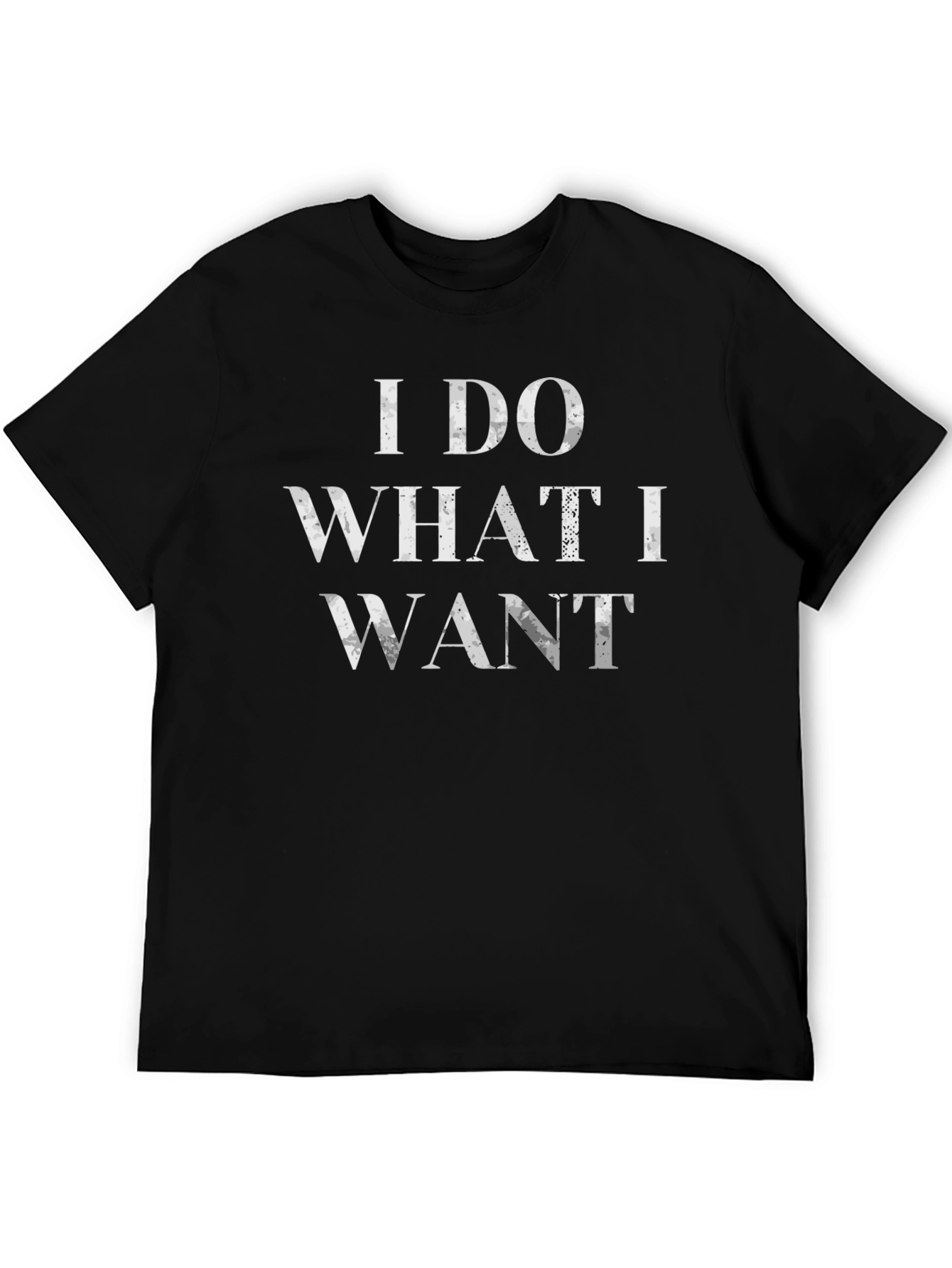 I Do What I Want Graphic T-Shirt - Black