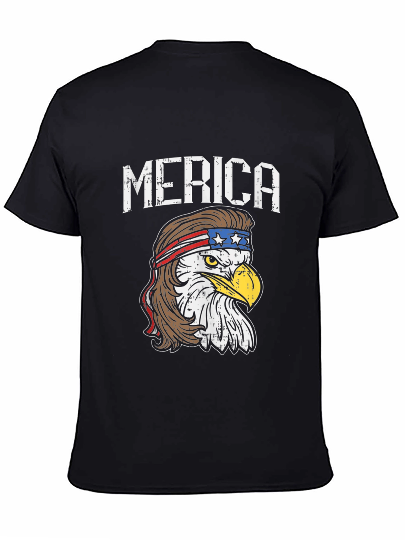 Merica Eagle Patriotic Graphic Tee