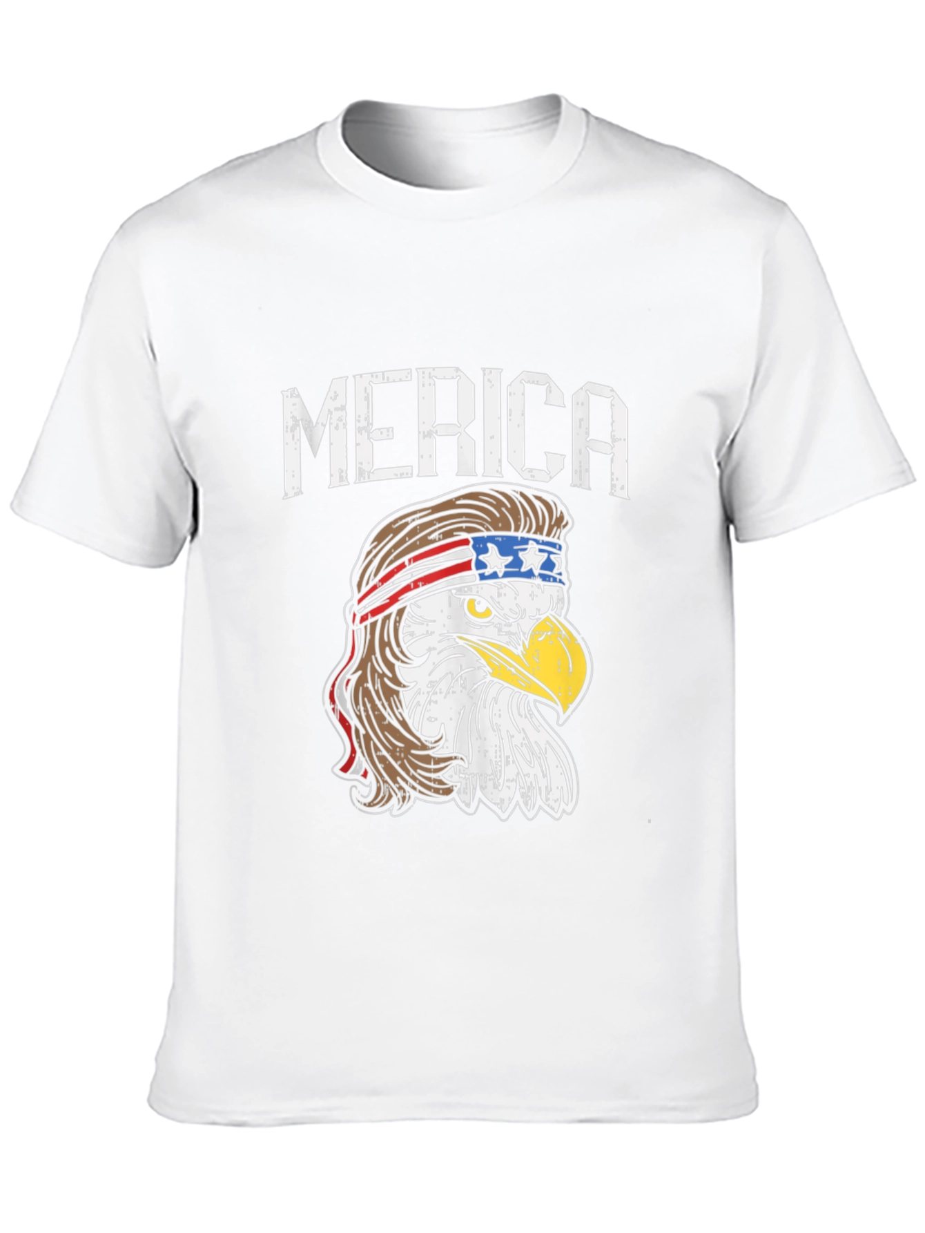 Merica Eagle Patriotic Graphic Tee