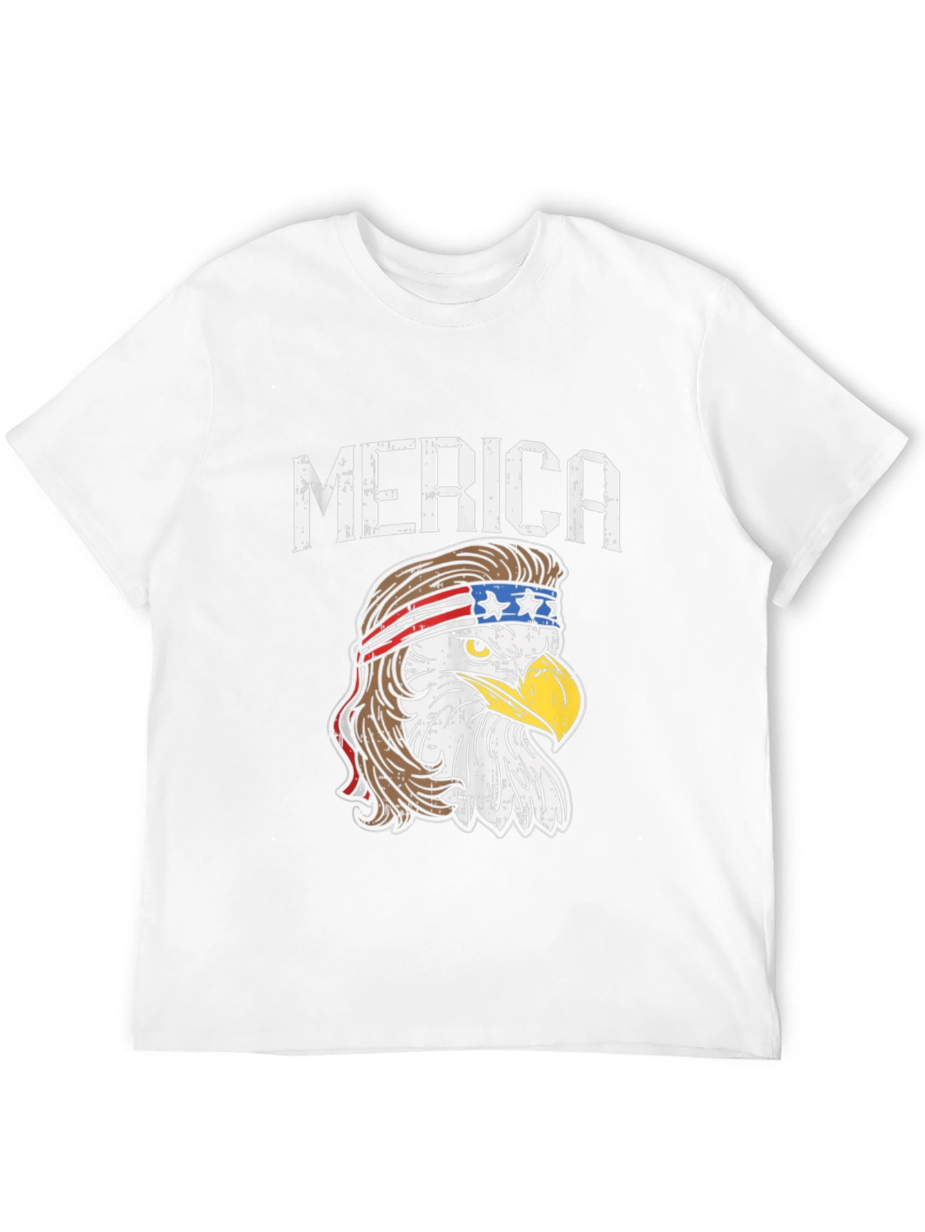 Merica Eagle Patriotic Graphic Tee