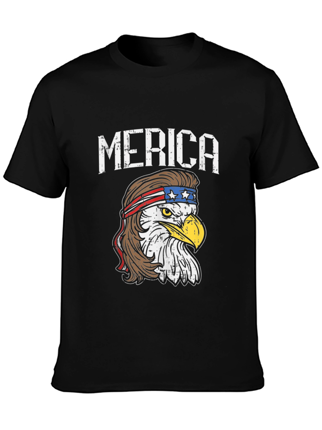 Merica Eagle Patriotic Graphic Tee