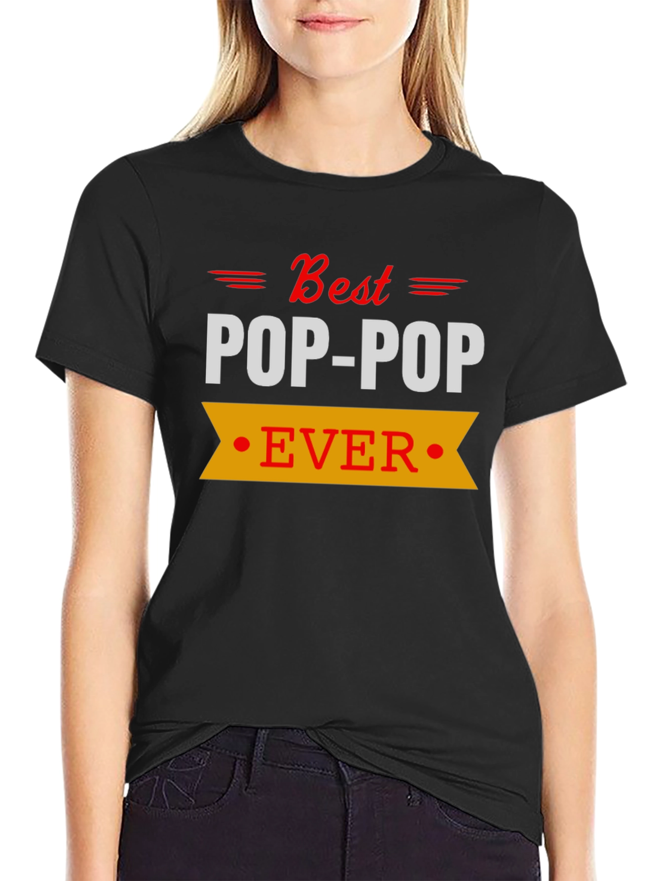 Best Pop-Pop Ever T-Shirt - Black