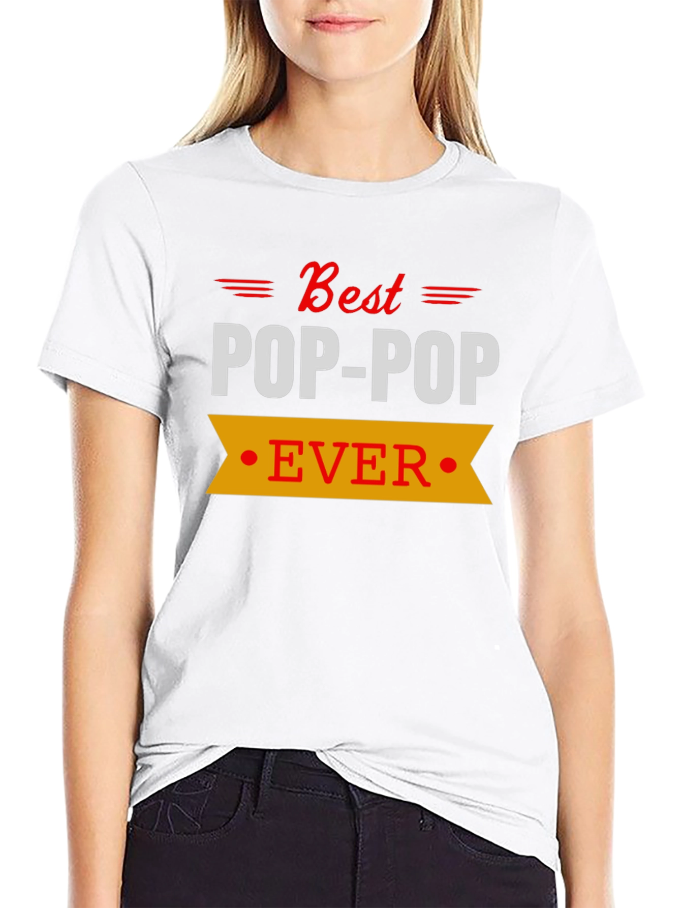 Best Pop-Pop Ever T-Shirt - Black