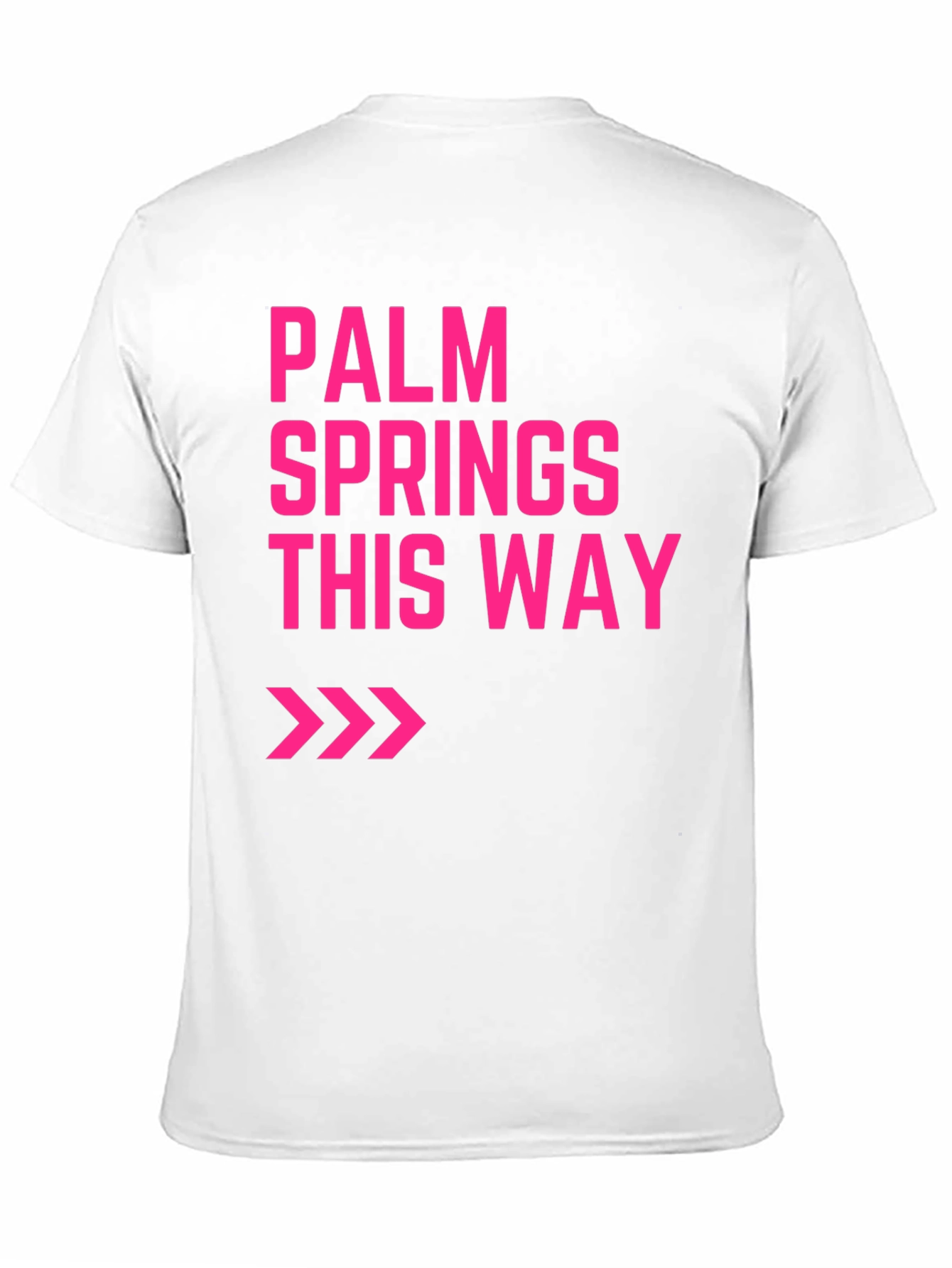 Palm Springs This Way Graphic Tee - Black