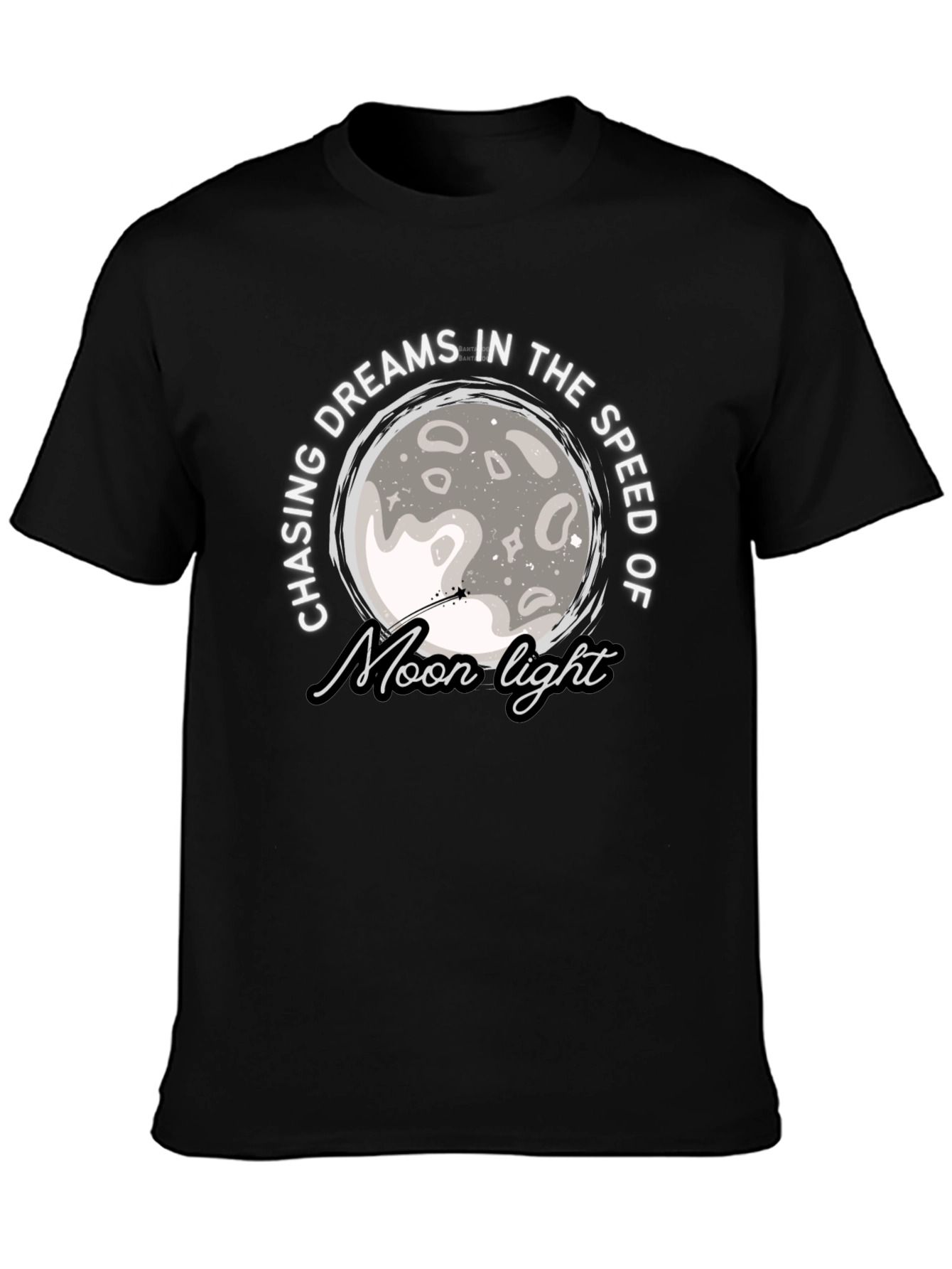 Chasing Dreams Moon Light Graphic T-Shirt