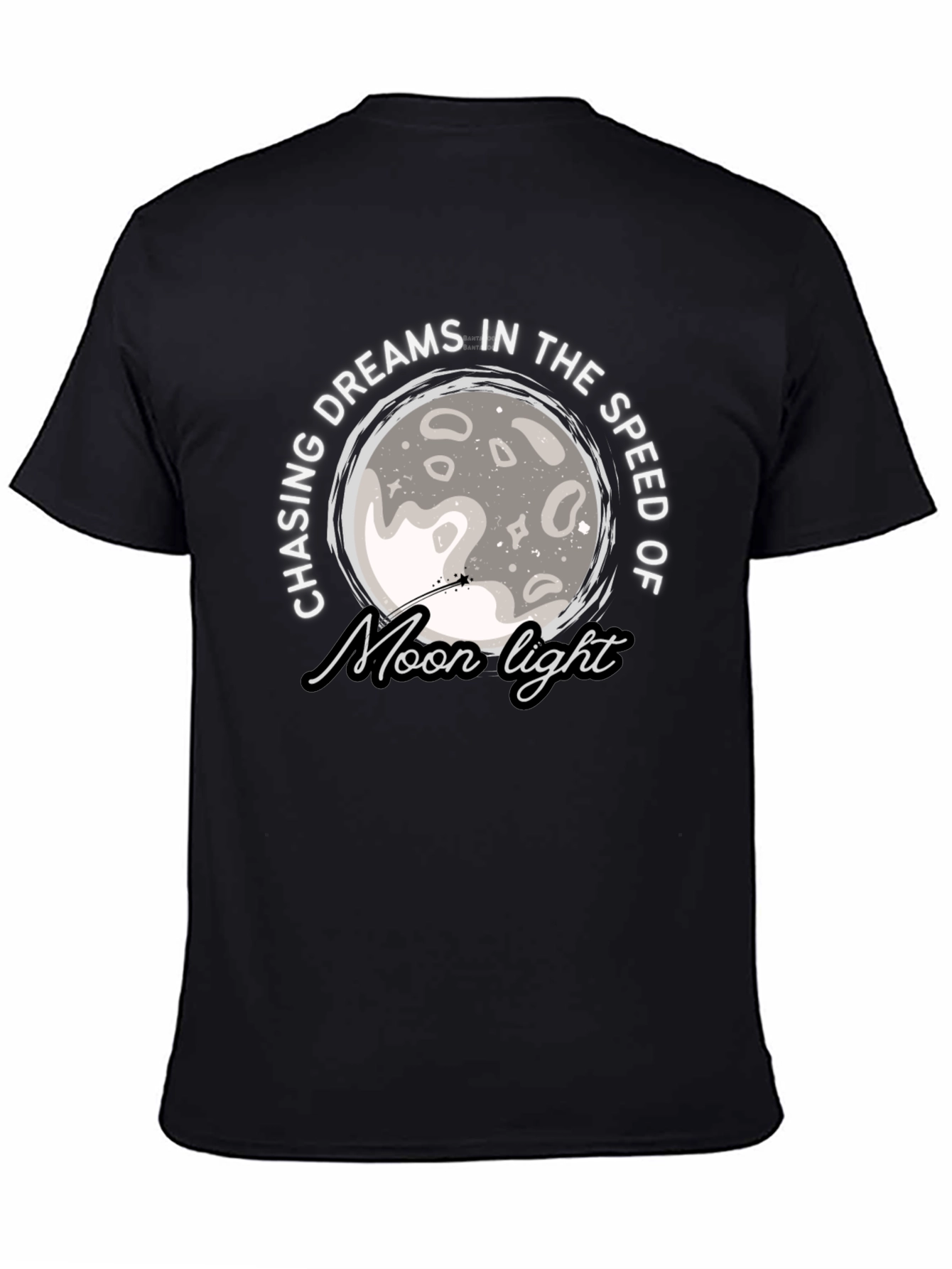 Chasing Dreams Moon Light Graphic T-Shirt