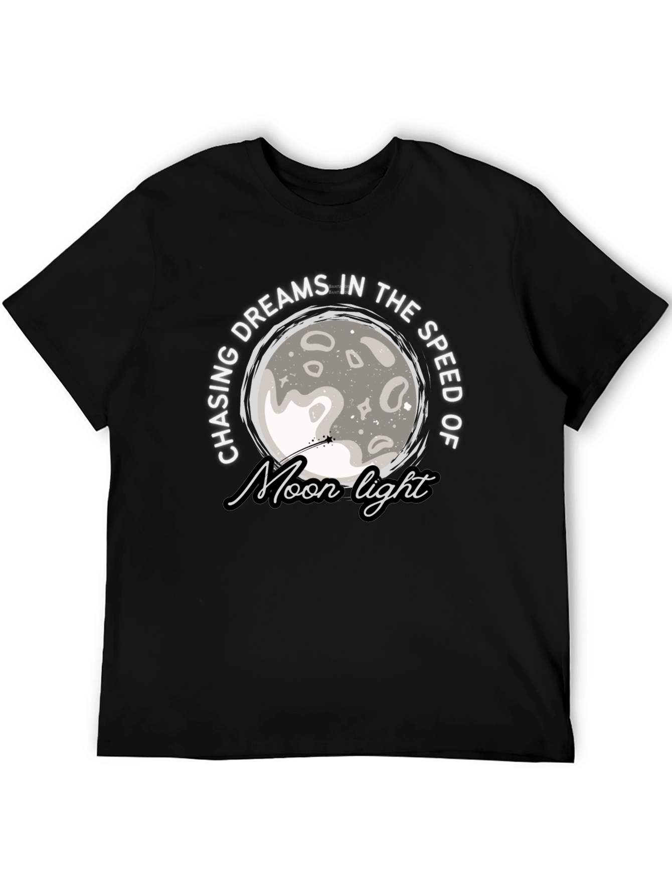 Chasing Dreams Moon Light Graphic T-Shirt
