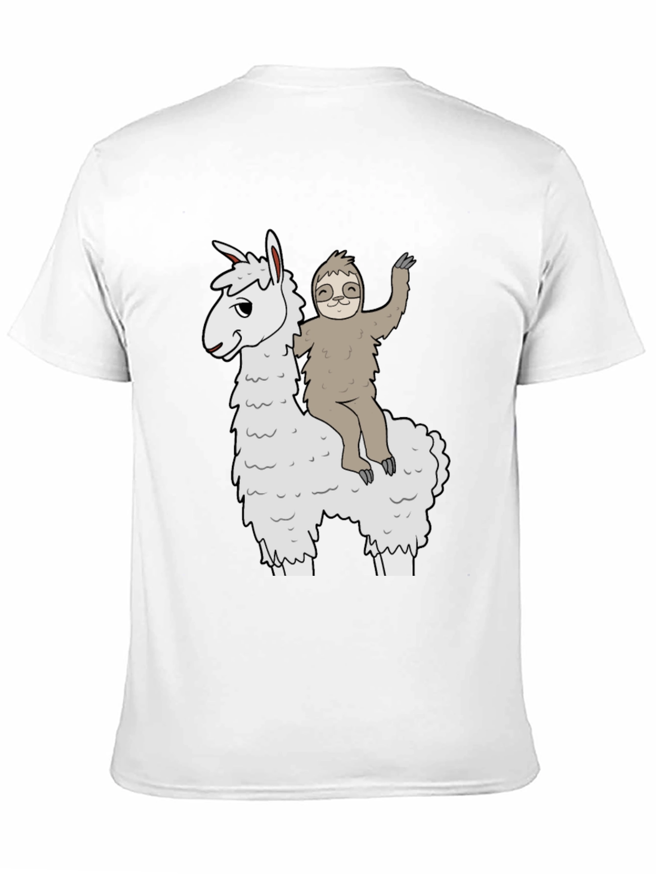 Llama & Sloth T-Shirt - Fun Graphic Tee