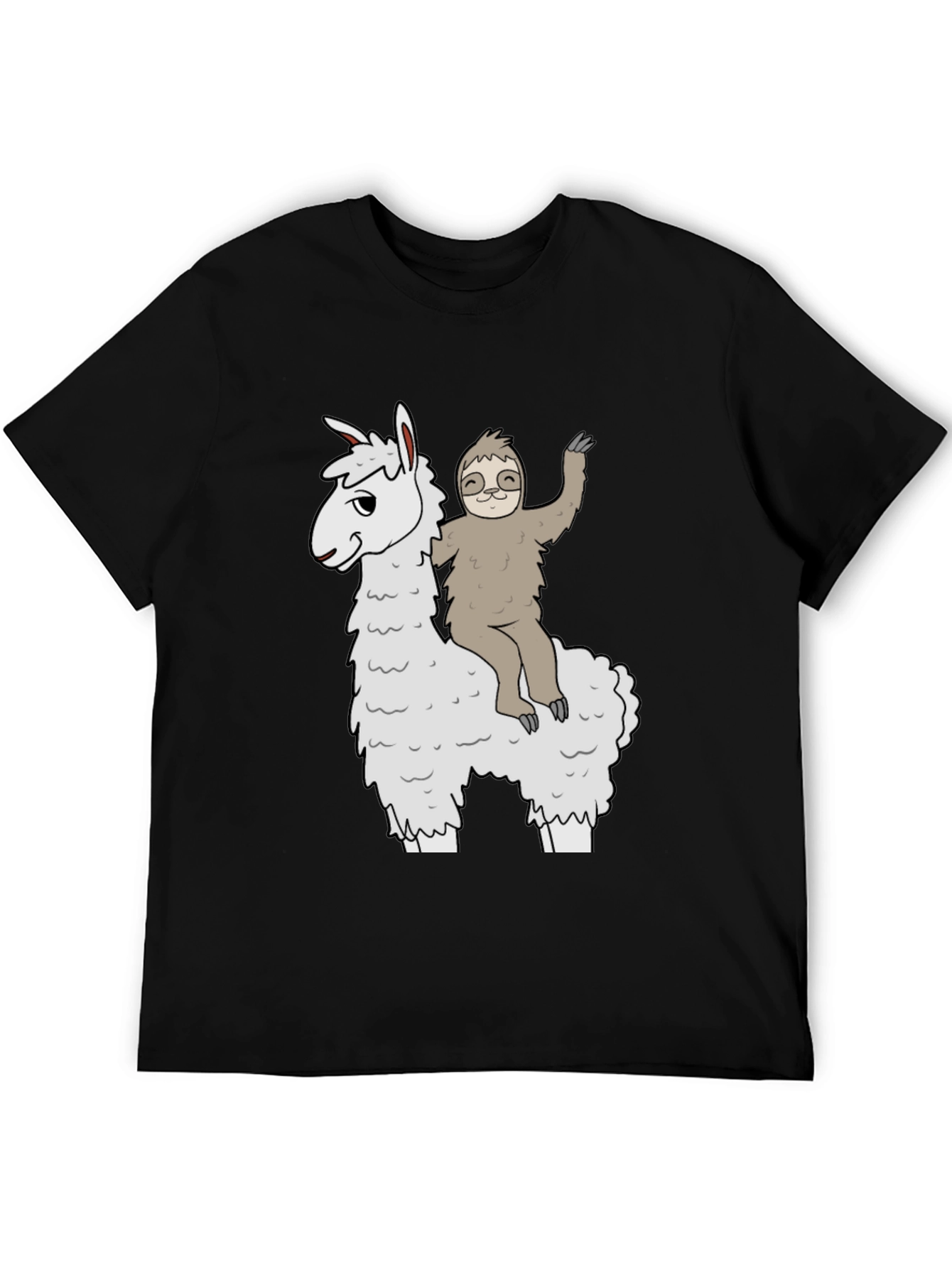 Llama & Sloth T-Shirt - Fun Graphic Tee