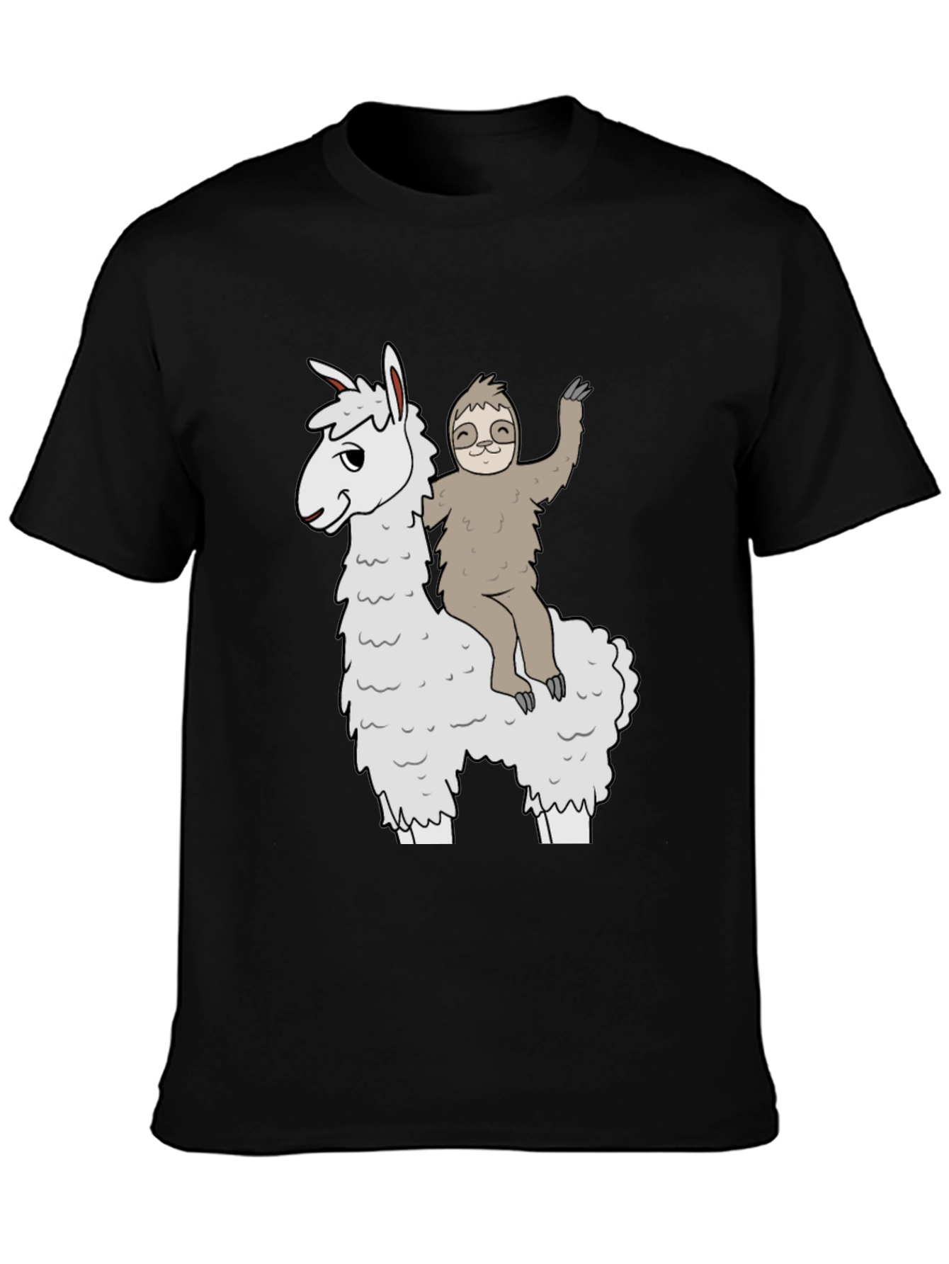 Llama & Sloth T-Shirt - Fun Graphic Tee