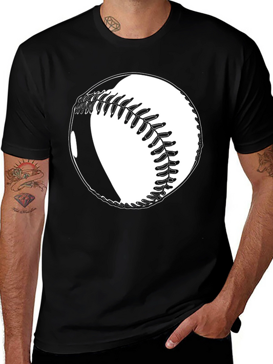 Baseball Graphic T-Shirt - Classic Black Tee