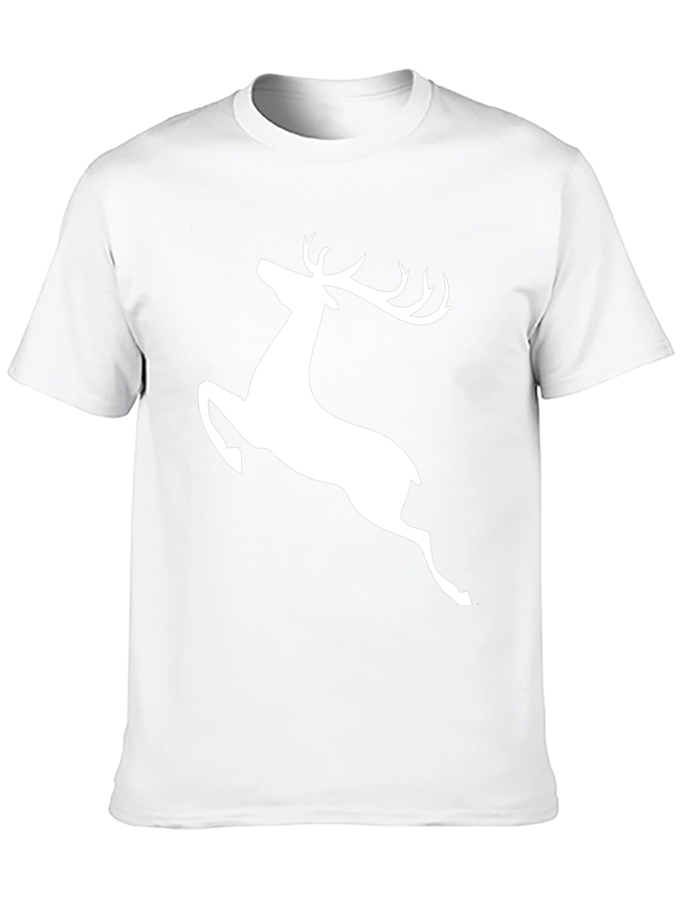 Black Deer Graphic Tee - Mens Casual T-Shirt