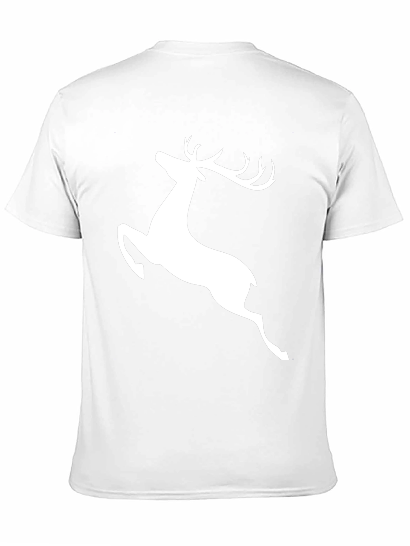 Black Deer Graphic Tee - Mens Casual T-Shirt