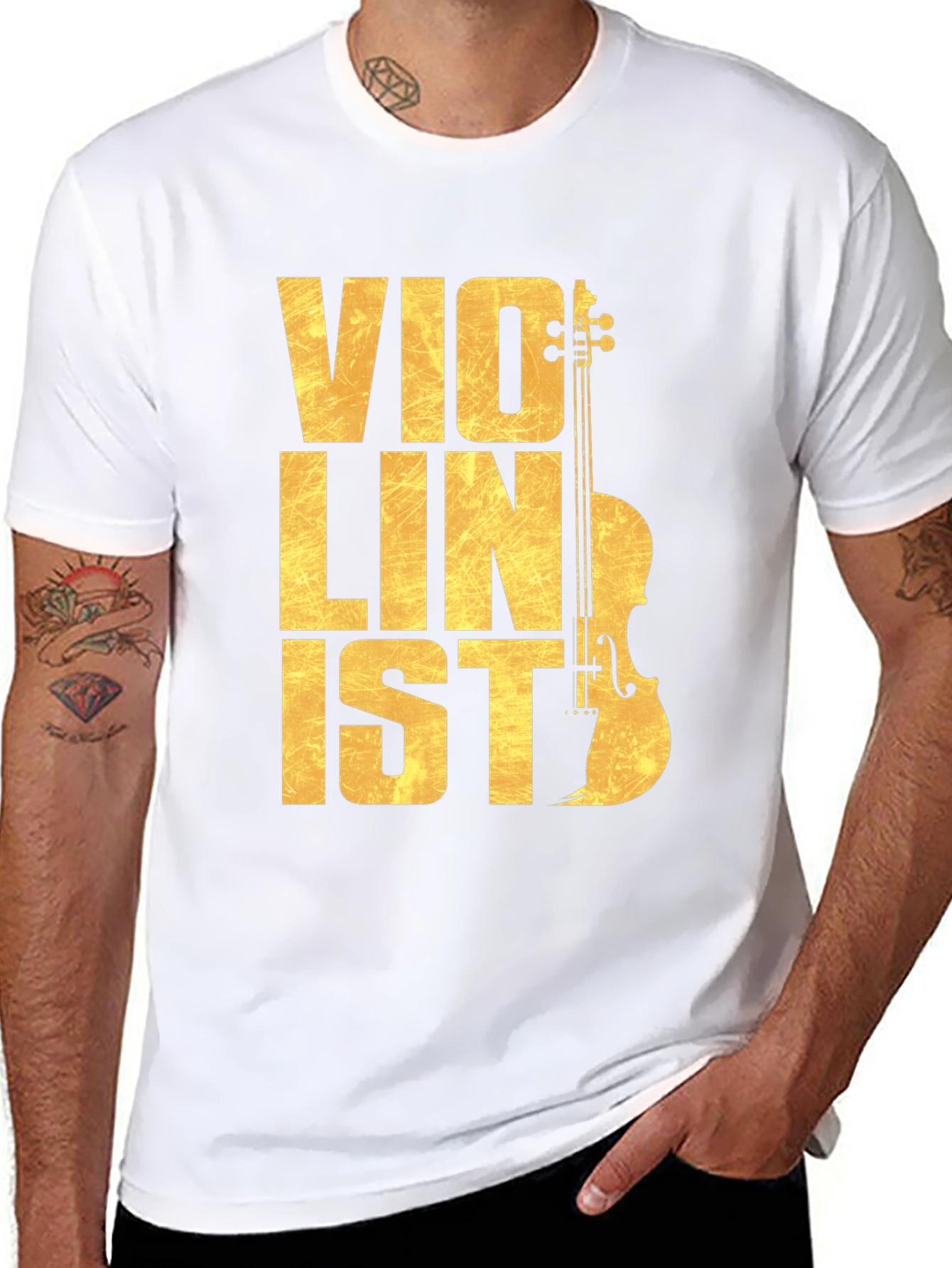 Violinist T-Shirt - Musical Instrument Graphic Tee