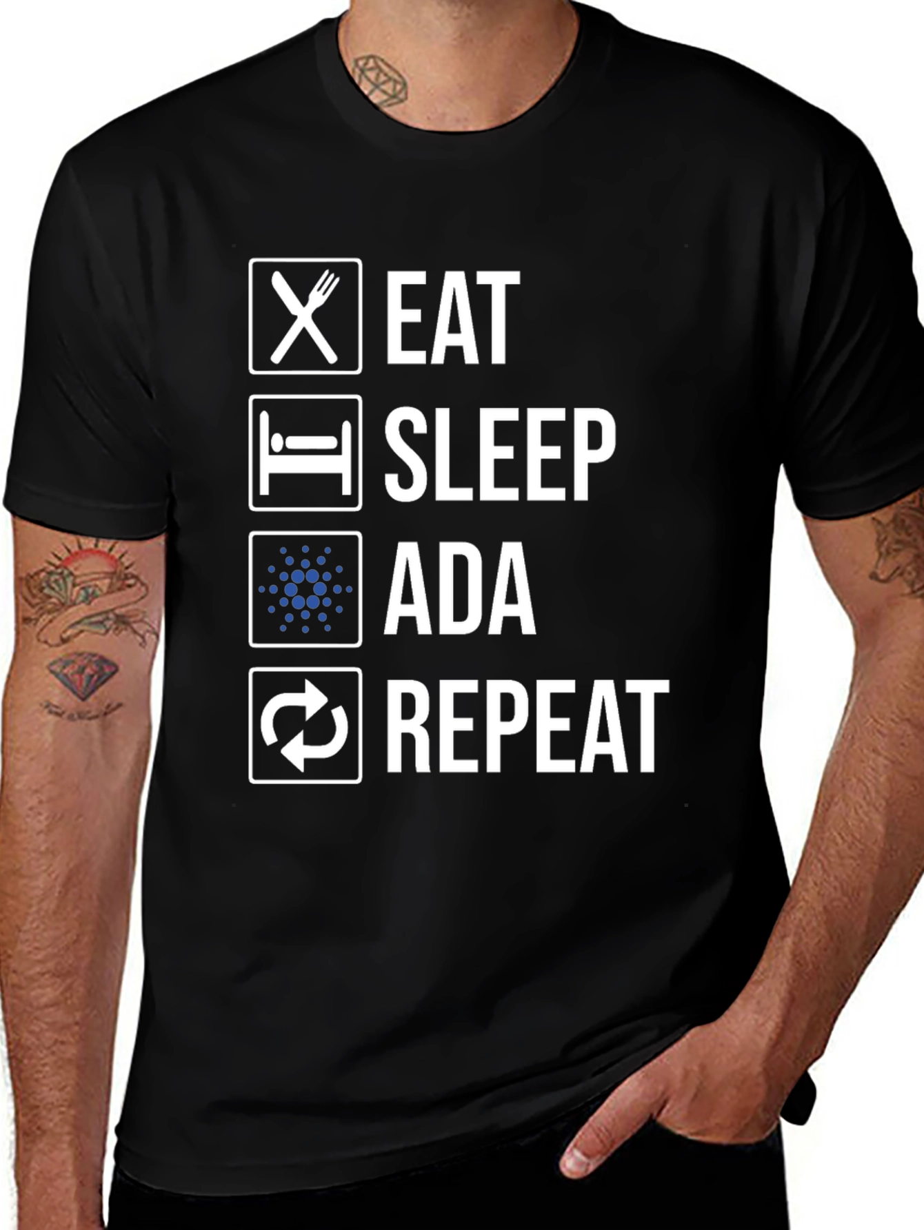 Eat Sleep ADA Repeat T-Shirt