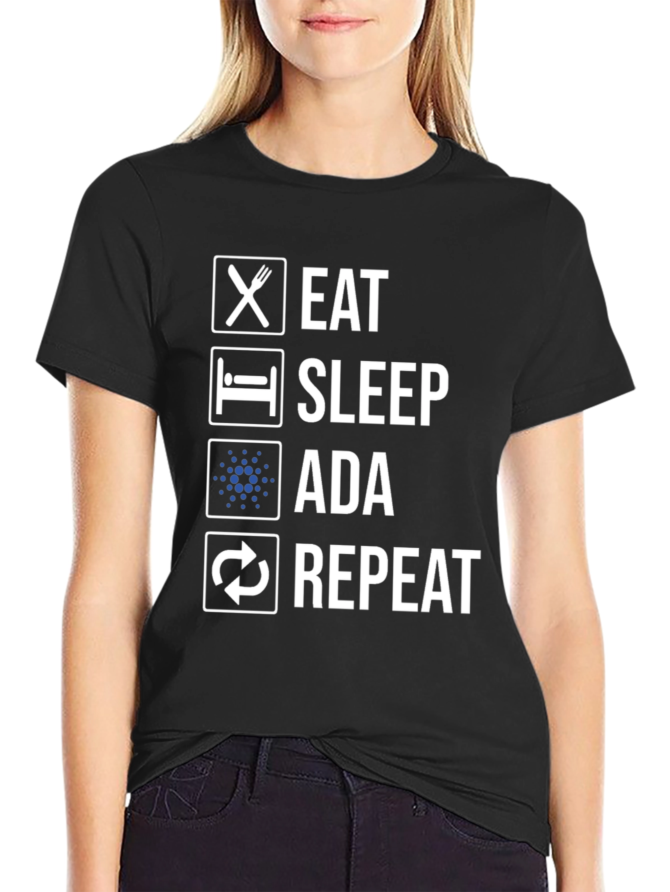 Eat Sleep ADA Repeat T-Shirt