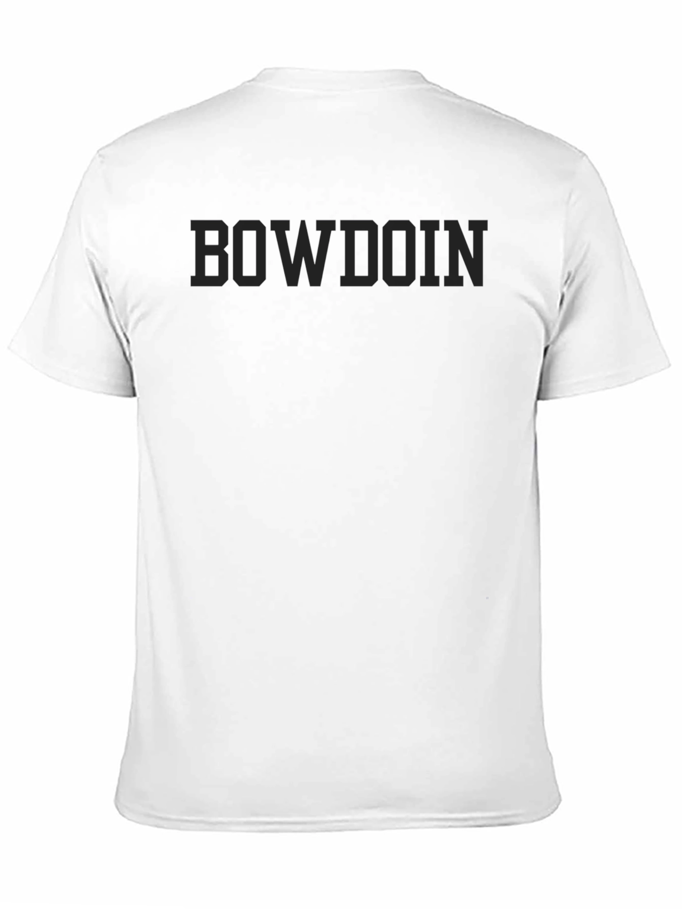 Bowdoin Mens Black Graphic T-Shirt