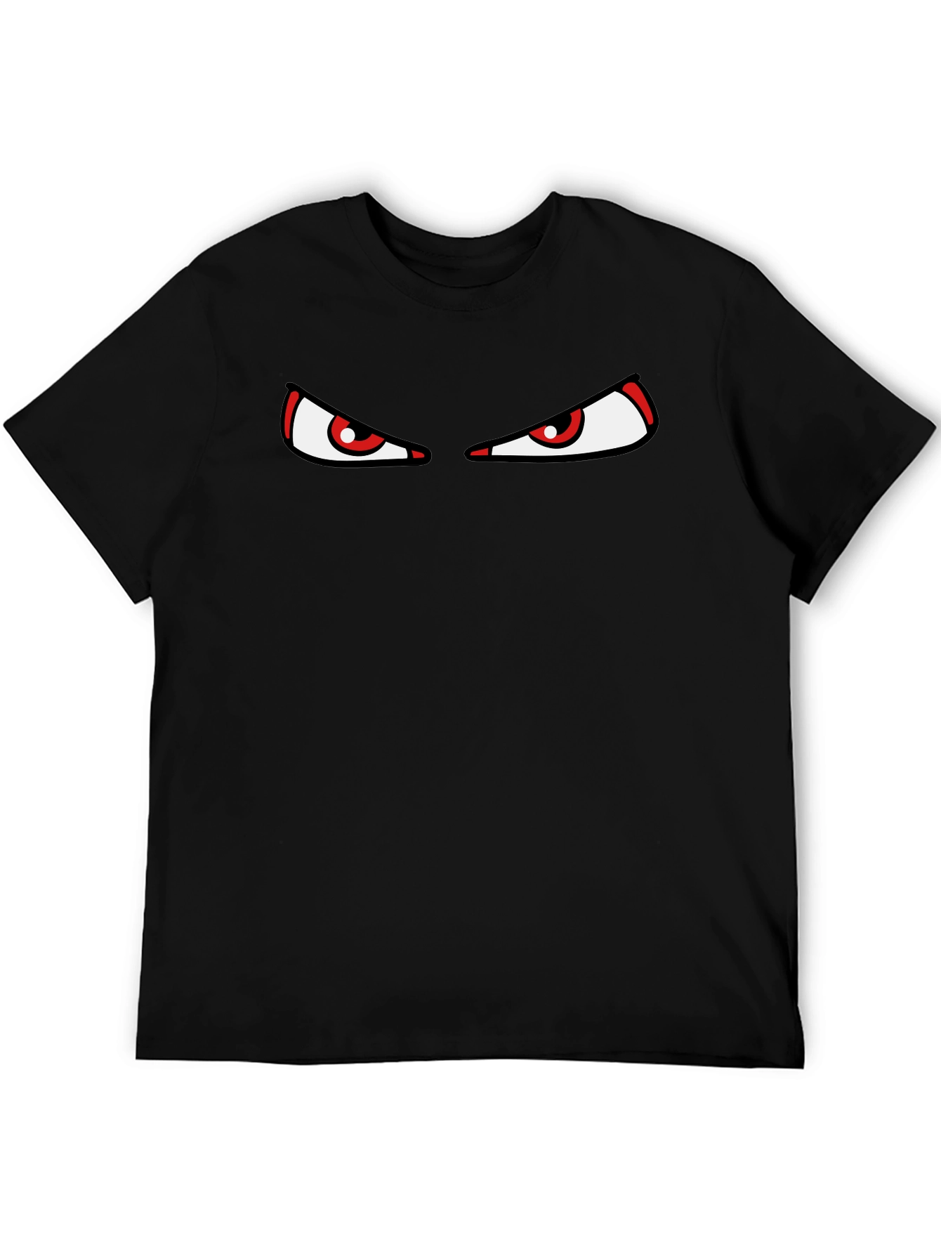 Mens Evil Eye Graphic Black T-Shirt