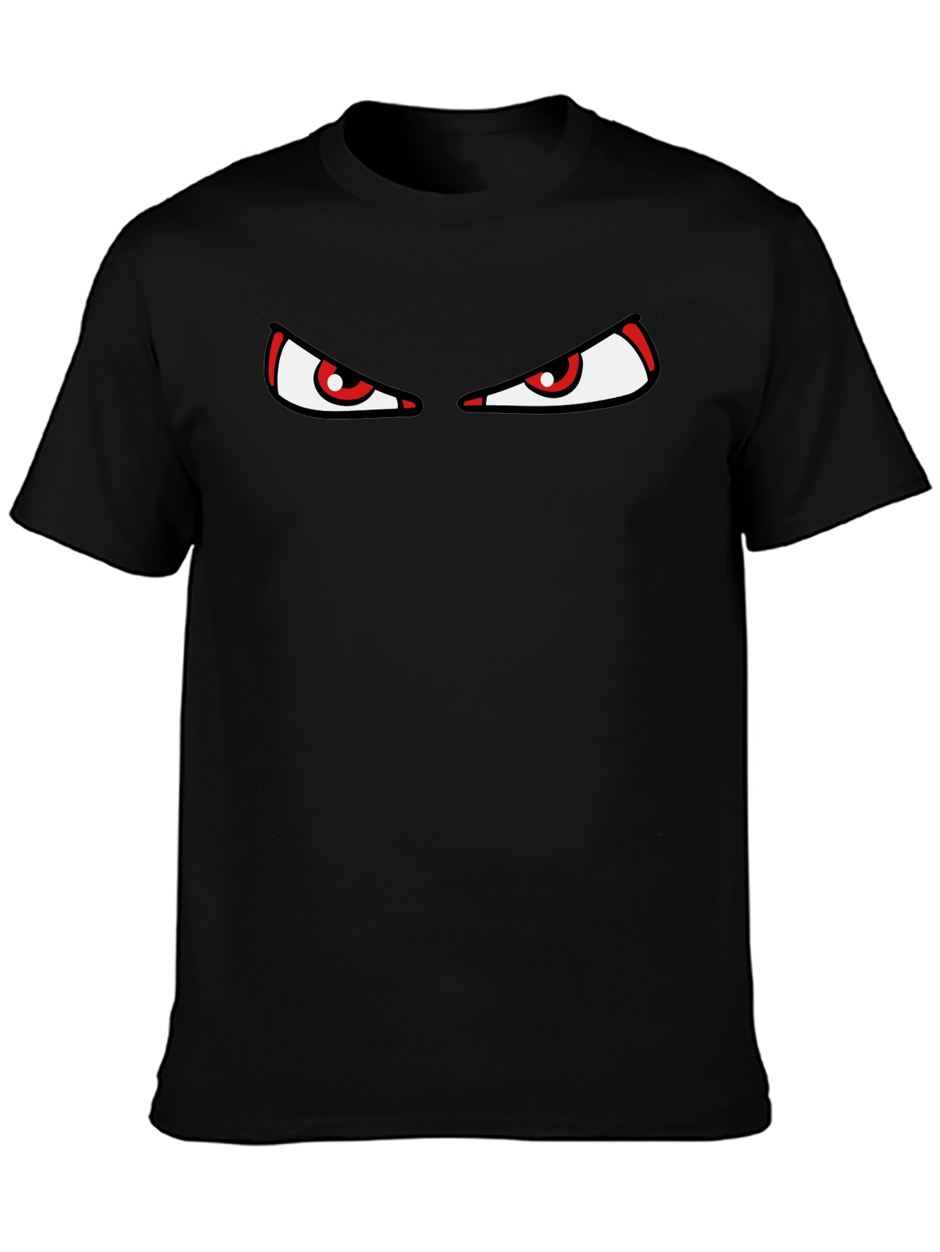 Mens Evil Eye Graphic Black T-Shirt