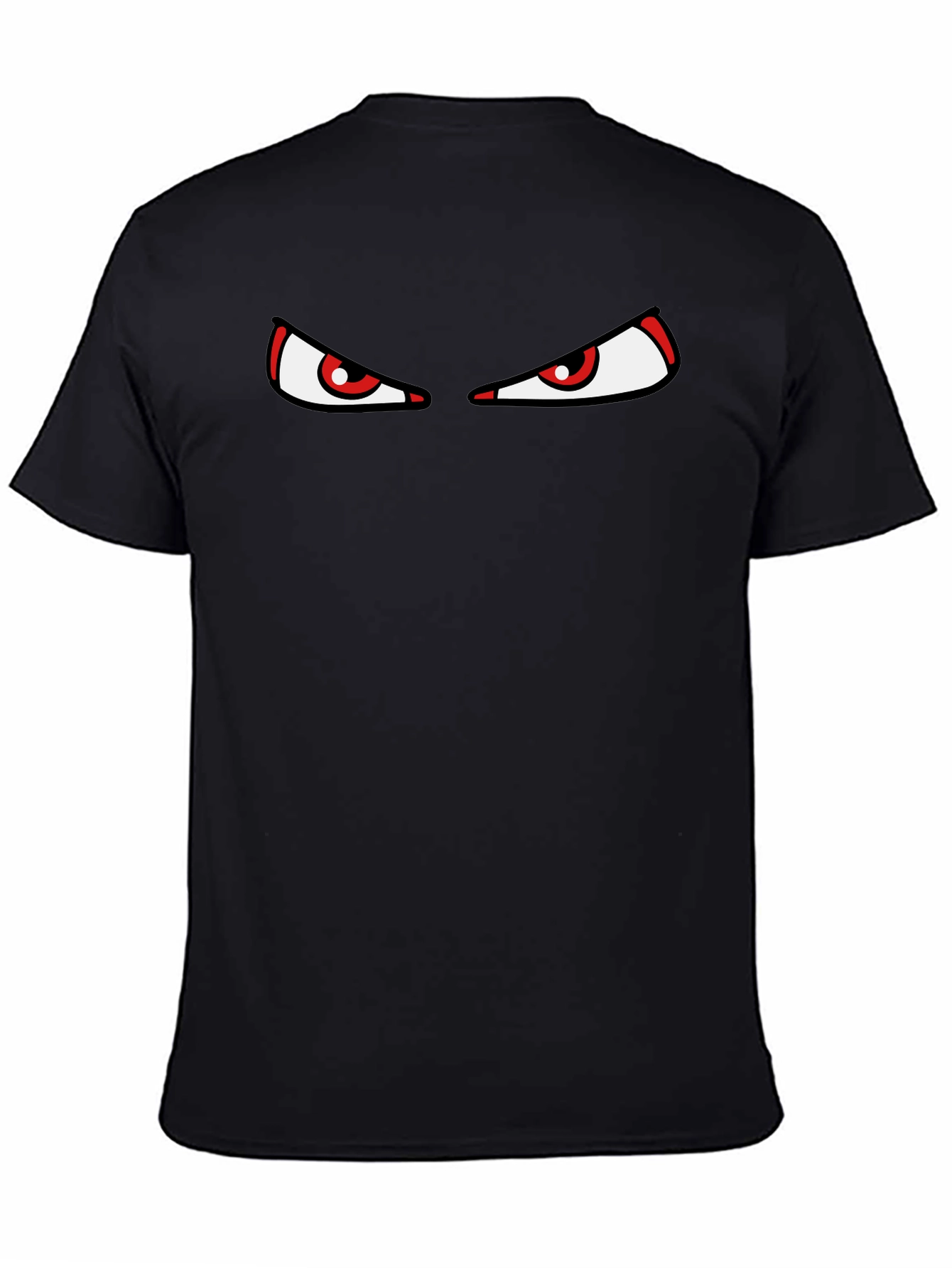Mens Evil Eye Graphic Black T-Shirt