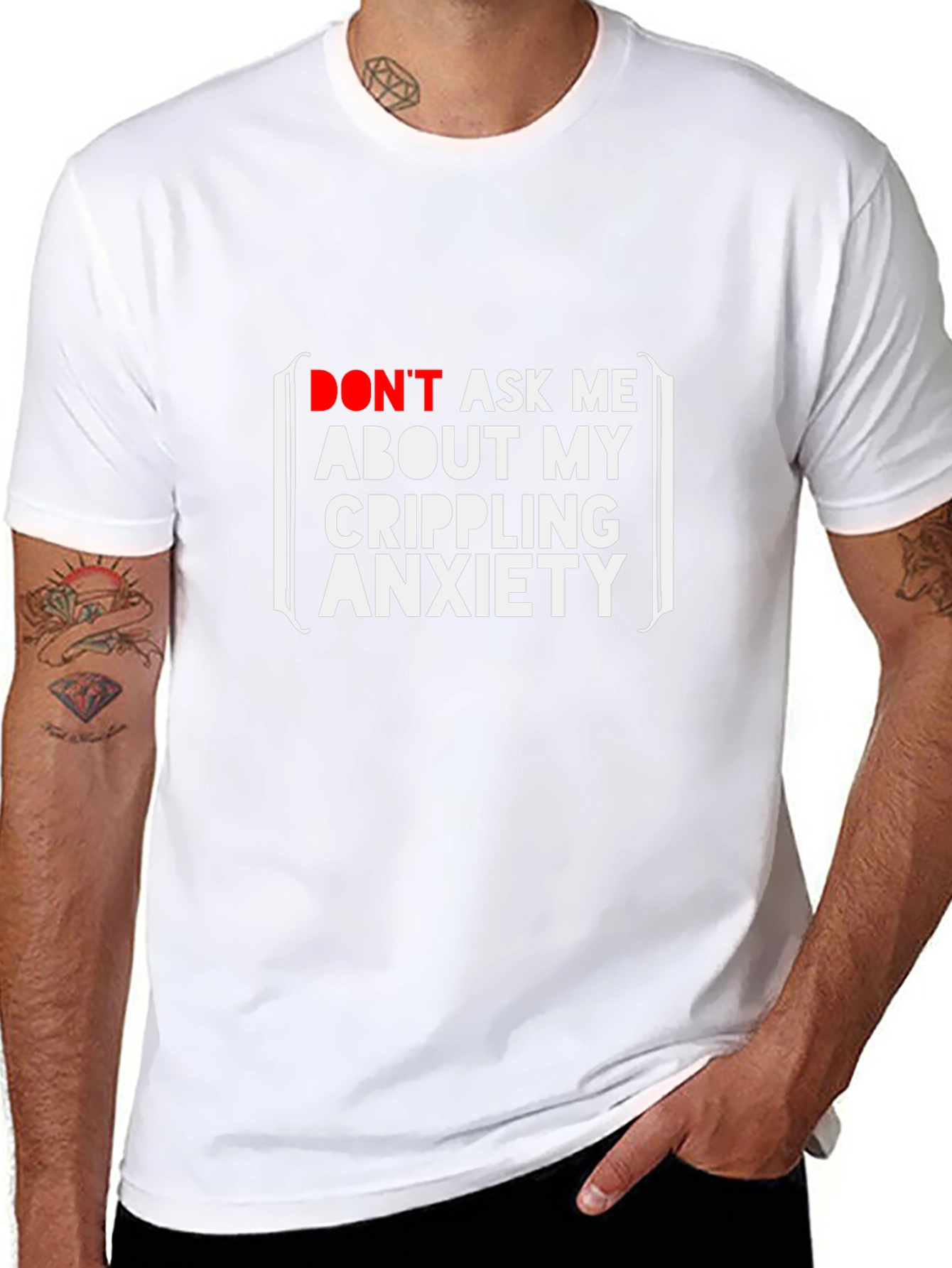 Crippling Anxiety T-Shirt - Funny Graphic Tee