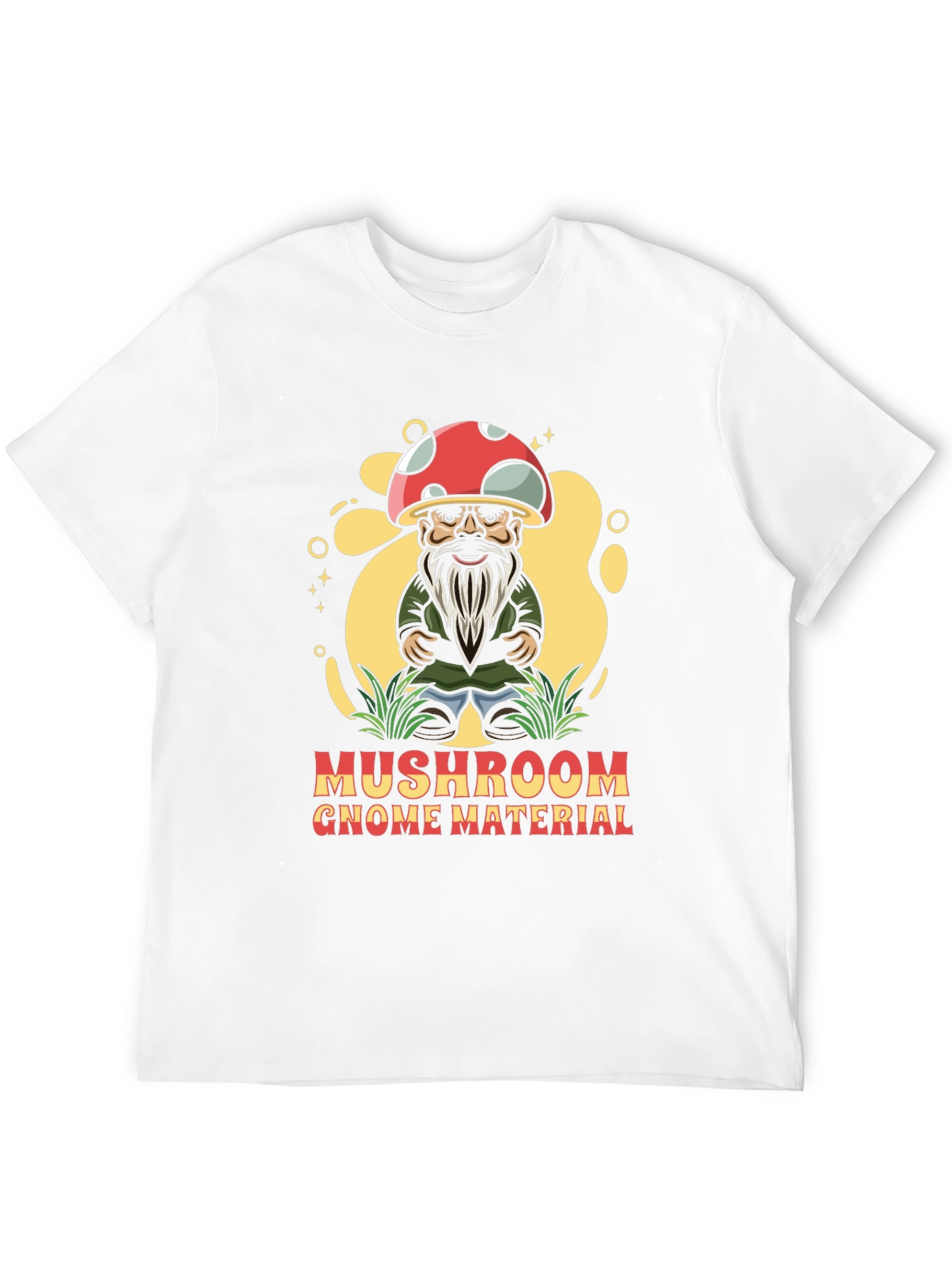 Mushroom Gnome T-Shirt Humorous Graphic Tee
